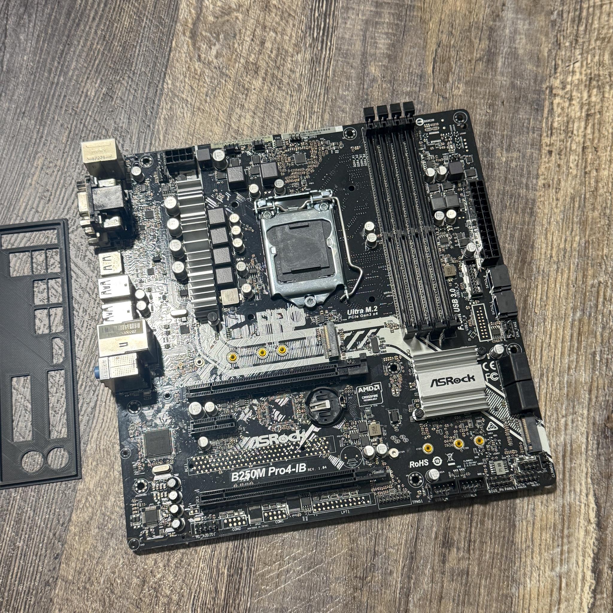 *FOR PARTS ONLY* ASROCK B250M PRO4-IB LGA1151 MOTHERBOARD