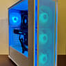 ❄️🎮 White RGB Gaming PC – Ryzen 5 5500 | GTX 1070 8GB | 16GB RAM | WIFI