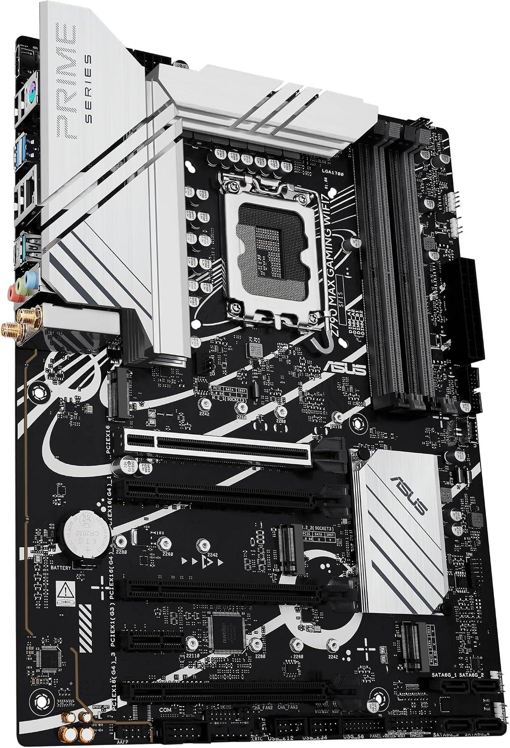 ASUS Z790 MAX GAMING WIFI7 Intel Z790 LGA 1700 ATX DDR5 Gaming Motherboard