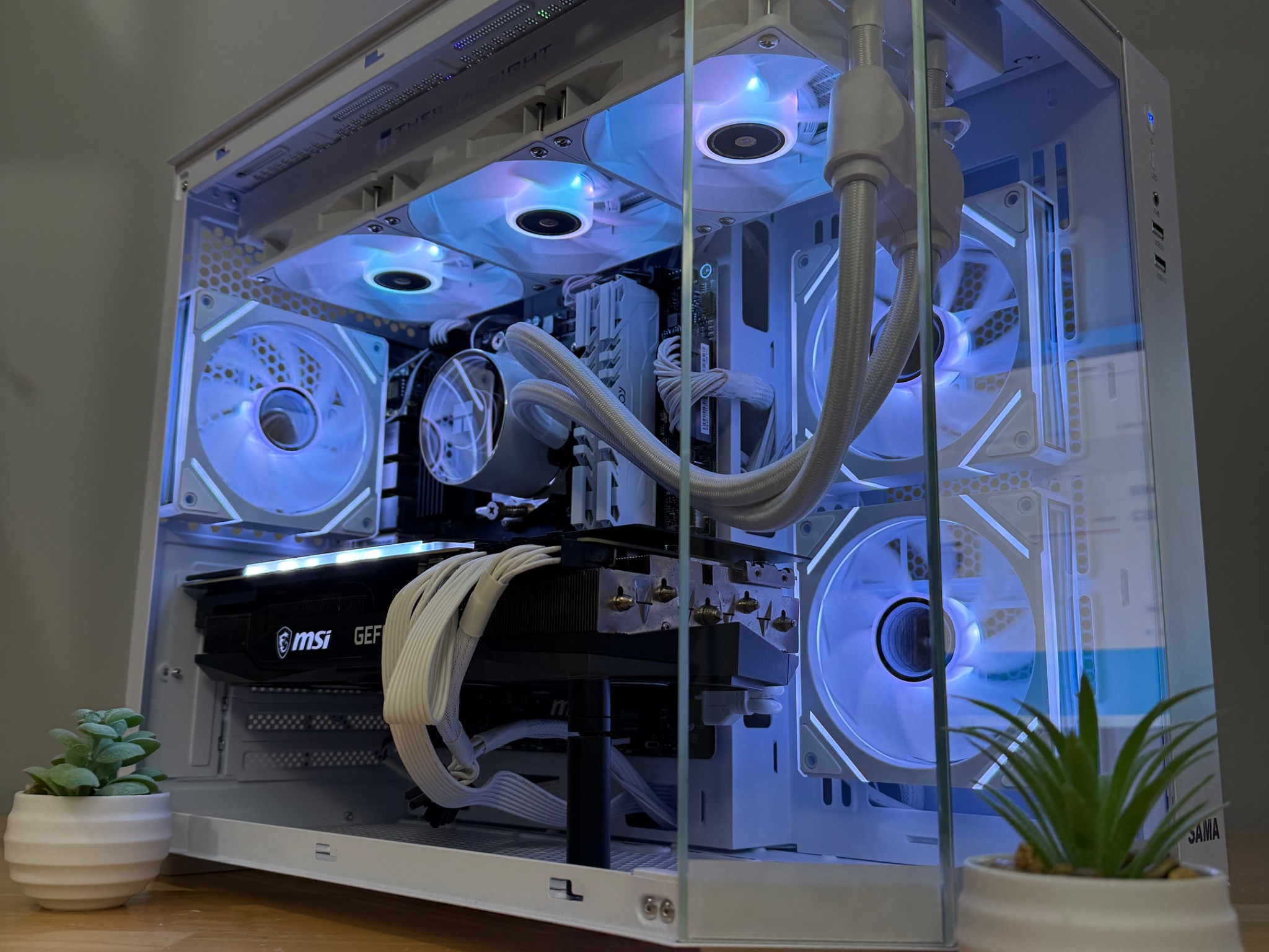 🧊ICE🧊-High End Liquid Cooled Gaming PC-RTX 3080 TI 12GB-Ryzen 7 5700X3D-32GB Ram-1TB SSD