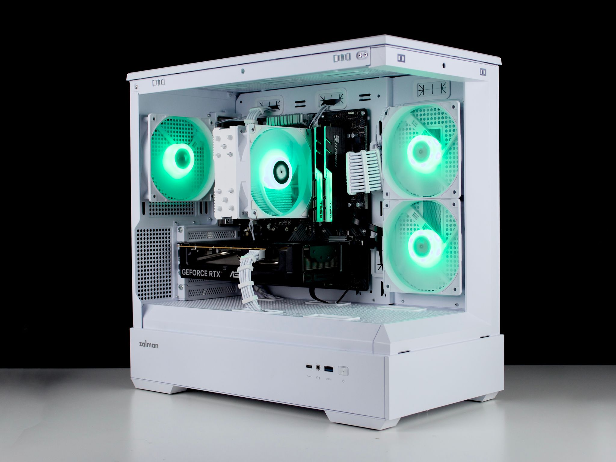 🧊❄️🧊 White Gaming PC – RTX 5060 , Ryzen 5 5600, 16GB RAM, 1TB SSD - WiFi, BlueTooth 🧊❄️🧊