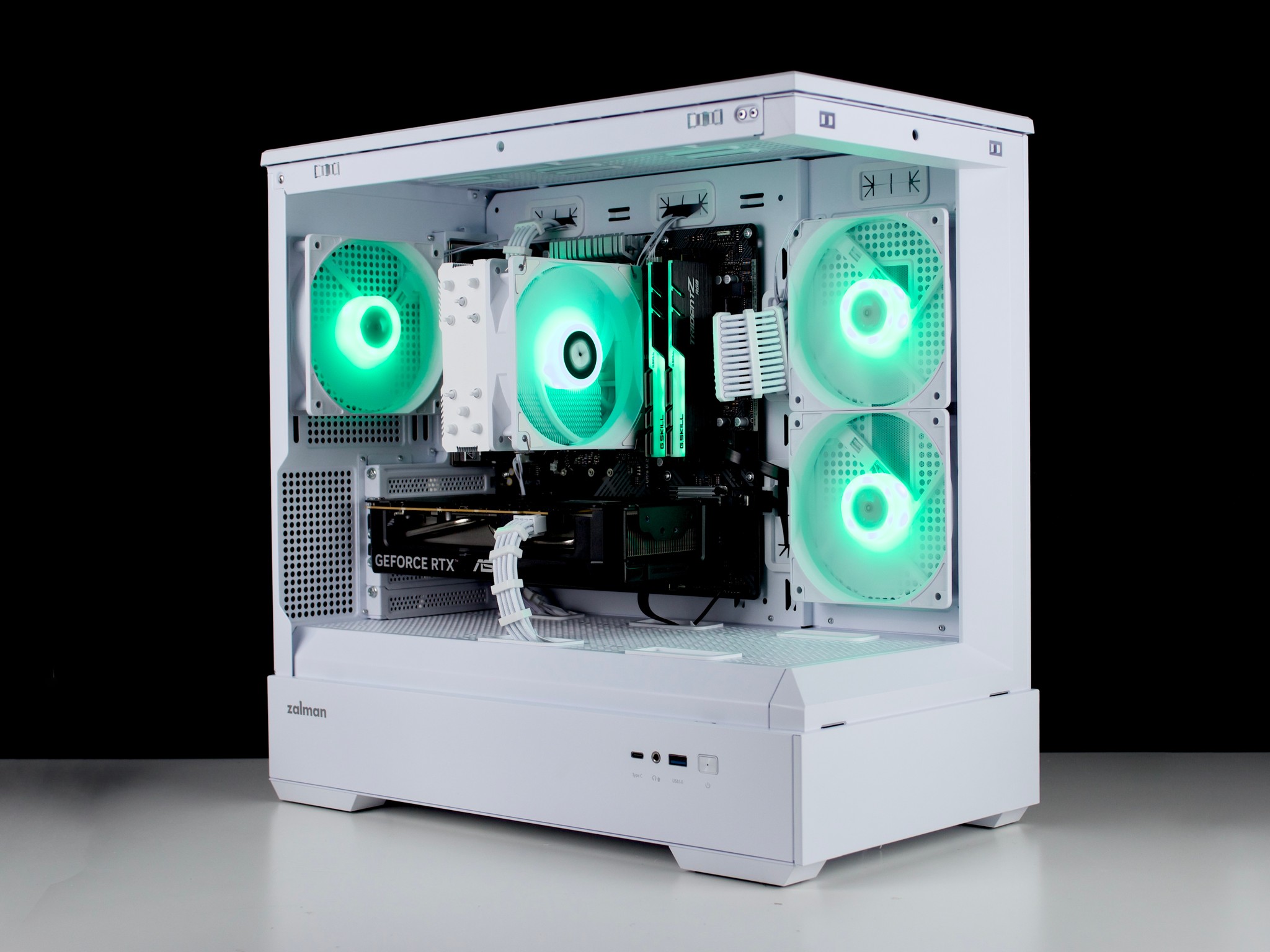 🧊❄️🧊 White Gaming PC – RTX 5060 , Ryzen 5 5600, 16GB RAM, 1TB SSD - WiFi, BlueTooth 🧊❄️🧊