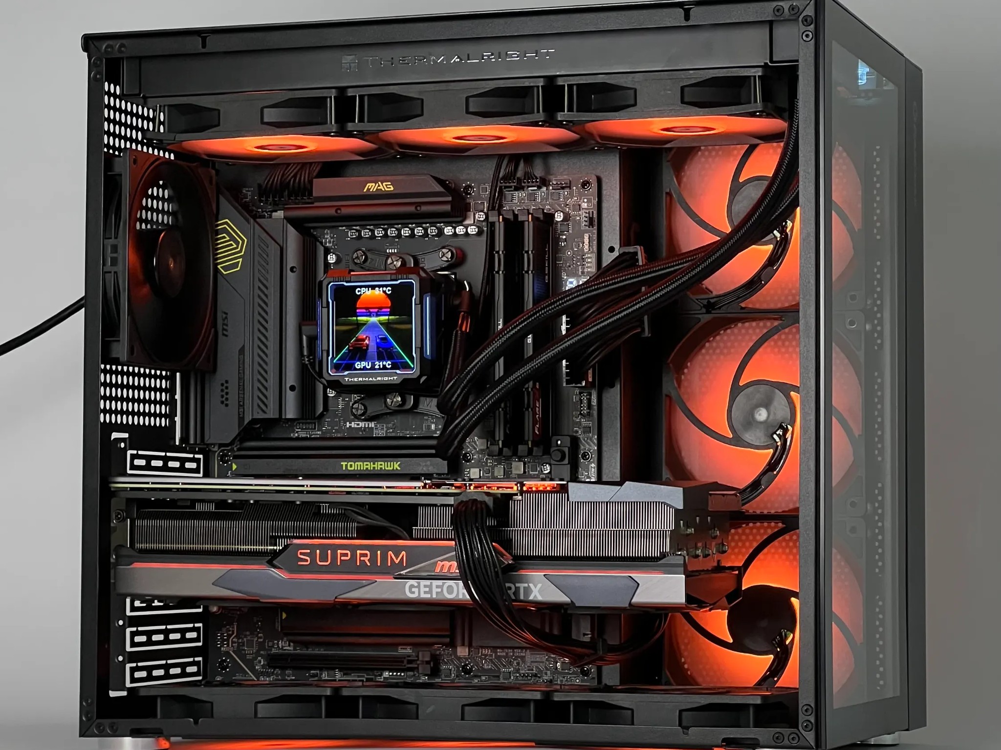 RTX 4070 Ti, Ryzen 9 9900X, 32GB DDR5, 1TB SSD, WiFi - Liquid Cooled Gaming PC