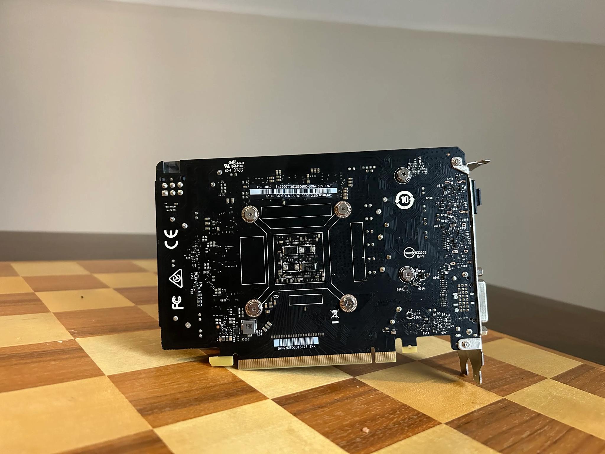 MSI GTX 1650 Graphics Card