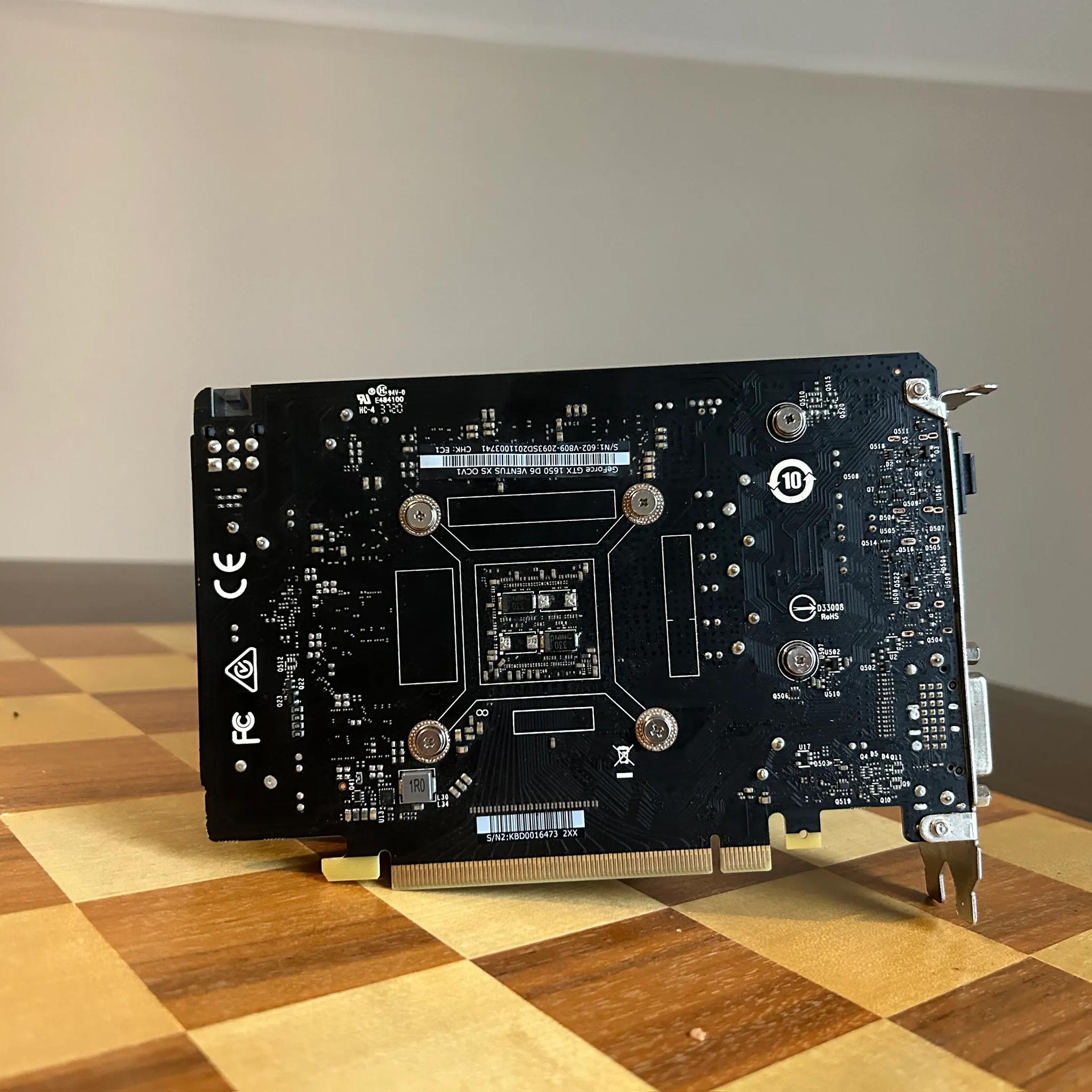 MSI GTX 1650 Graphics Card