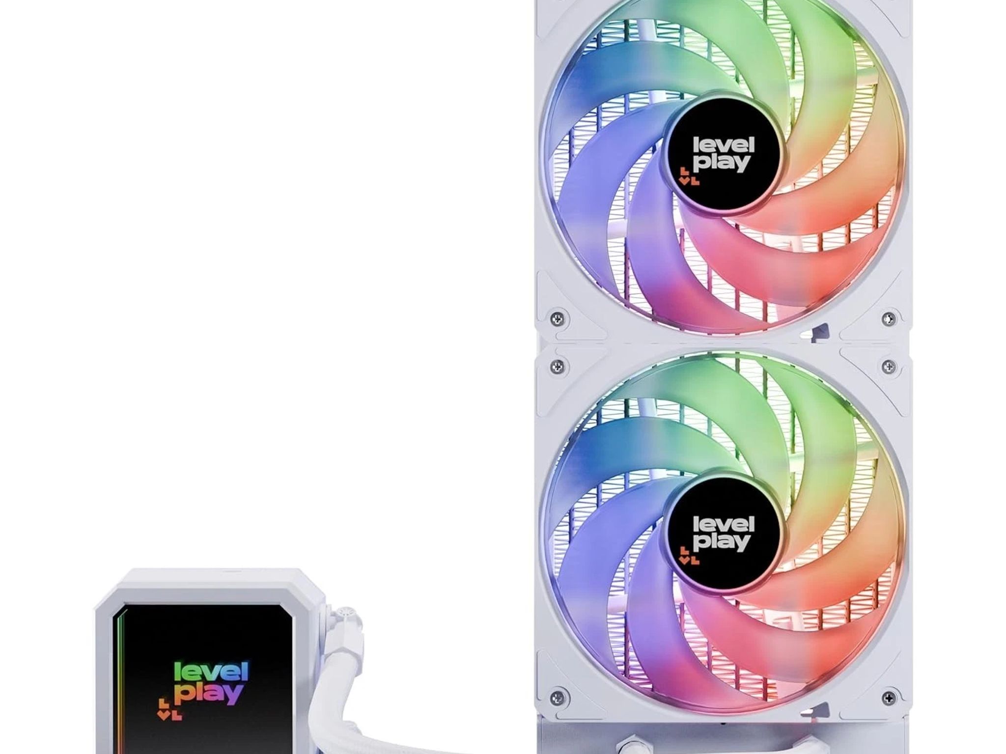 Levelplay Combat CL240 AIO Liquid Cooler -WHITE (NEW)