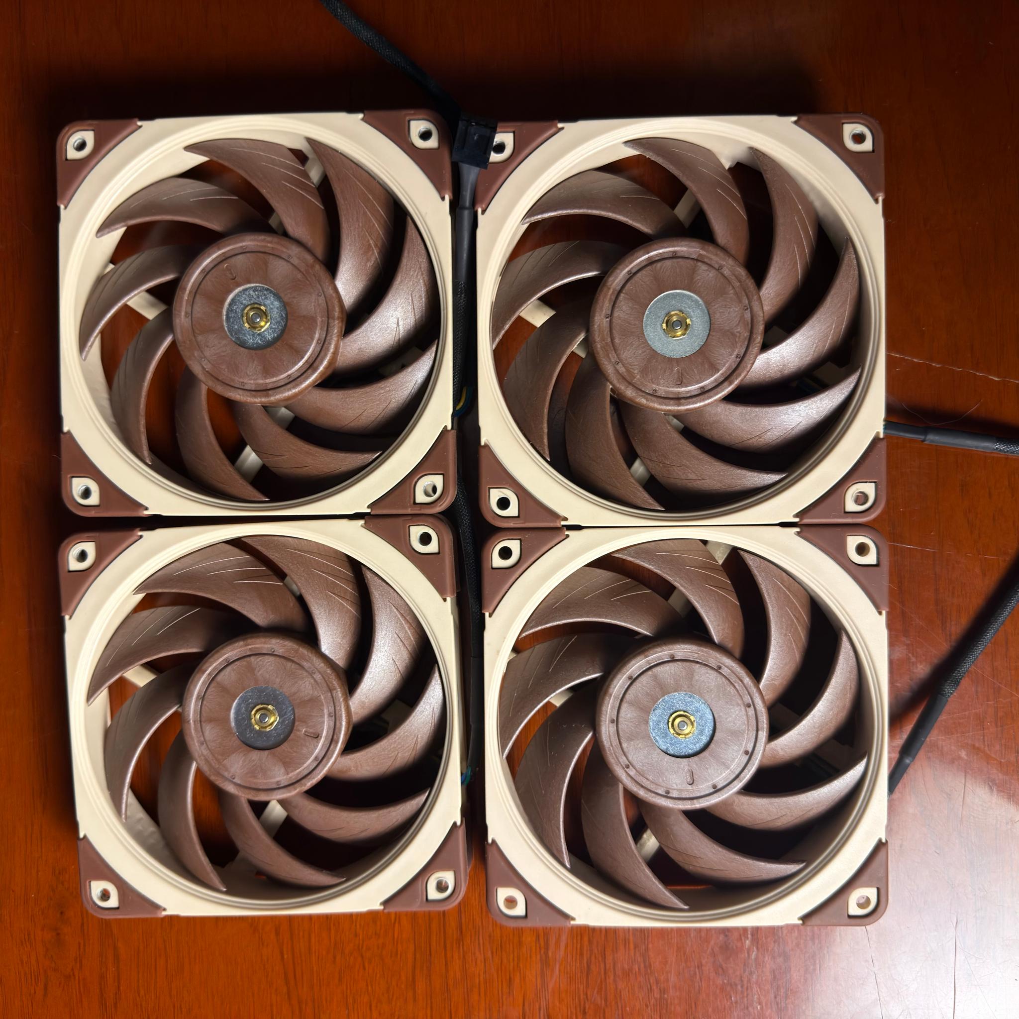 Noctua NF-A12x25 PWM + Bequite Pure wing 3