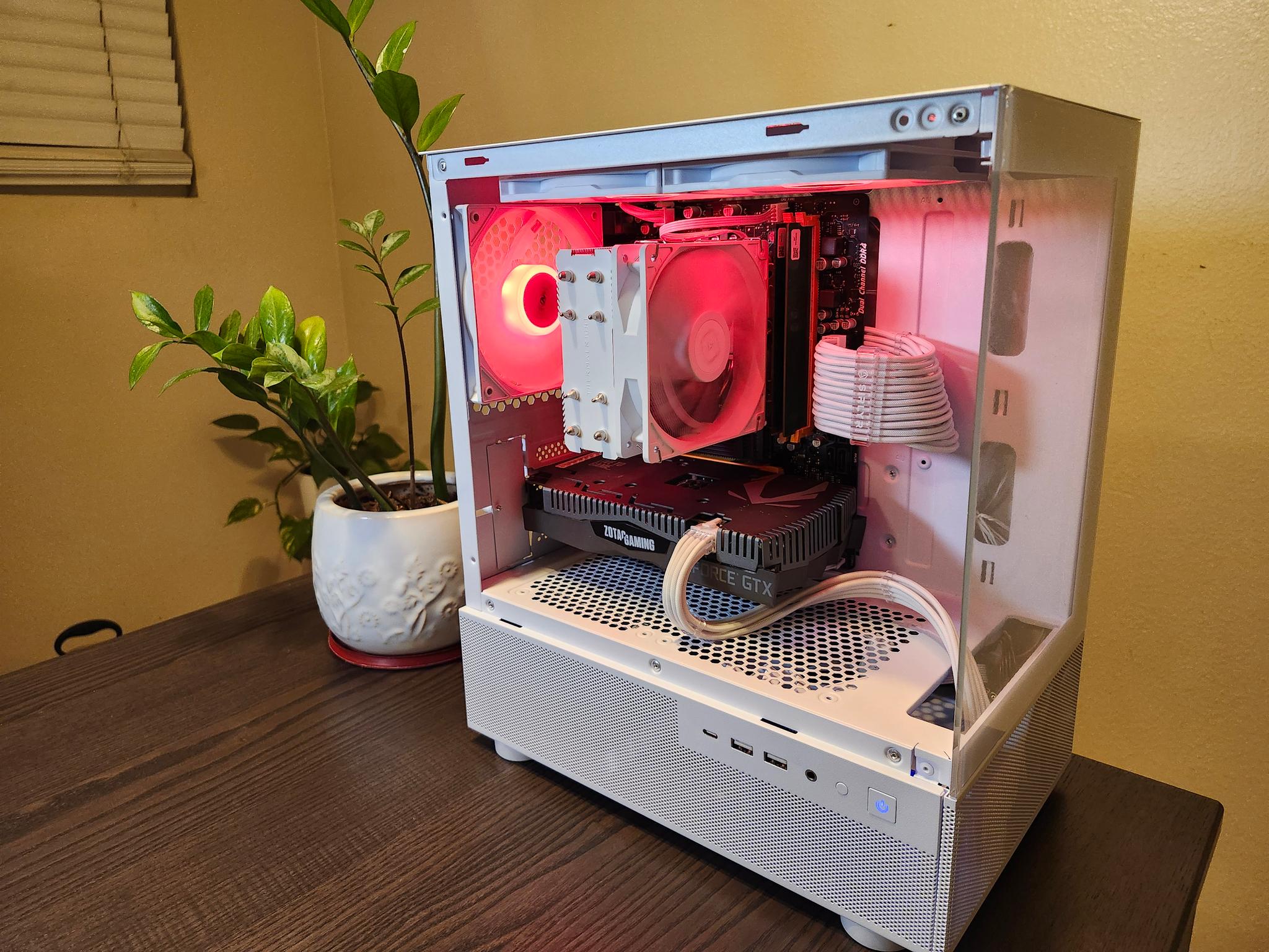 Ryzen 5 3600 + GTX 1660 Ti | All White Gaming PC | 16GB RAM | 512GB NVMe