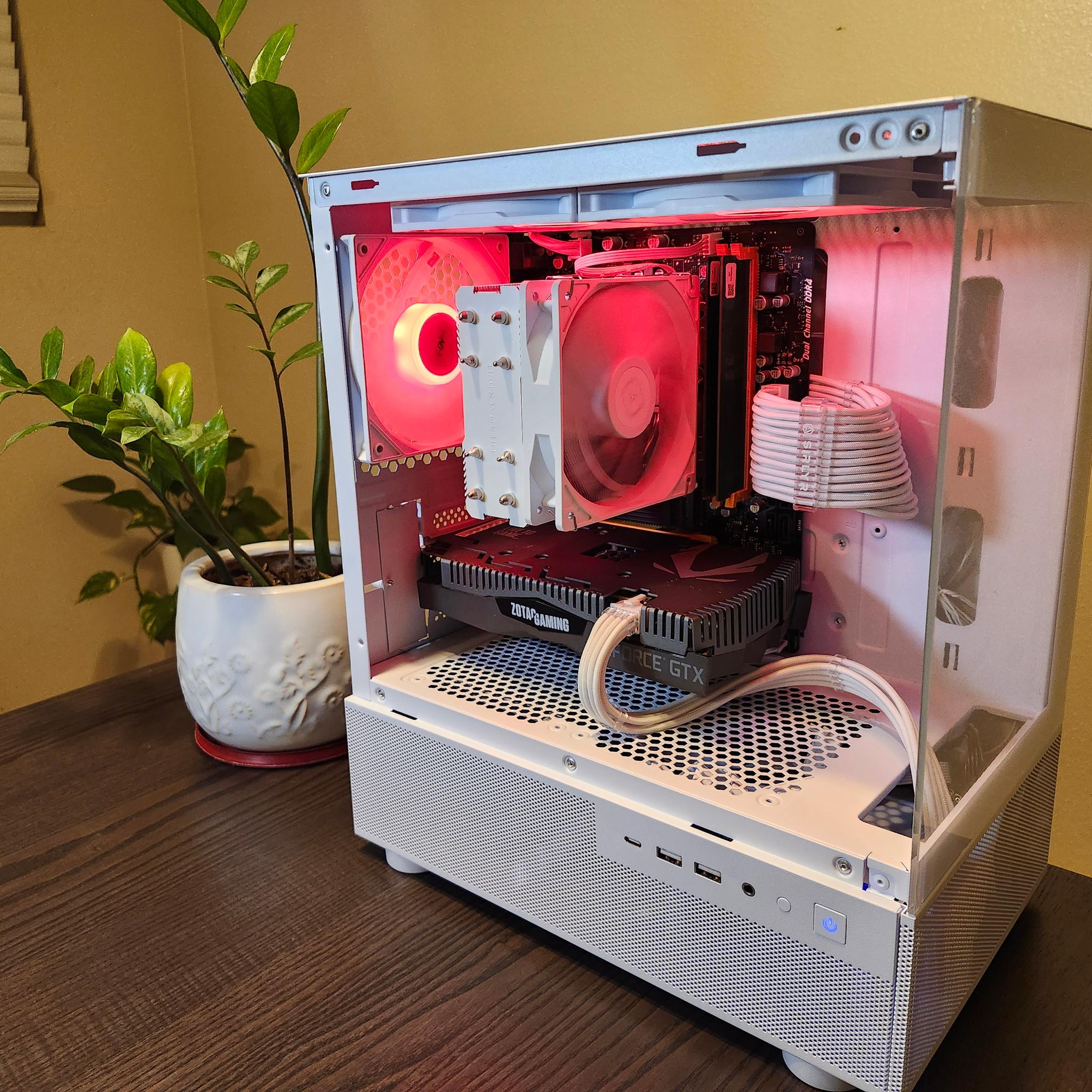 All White Gaming PC | Ryzen 5 3600 | GTX 1660 Ti | 16GB RAM | 512GB NVMe