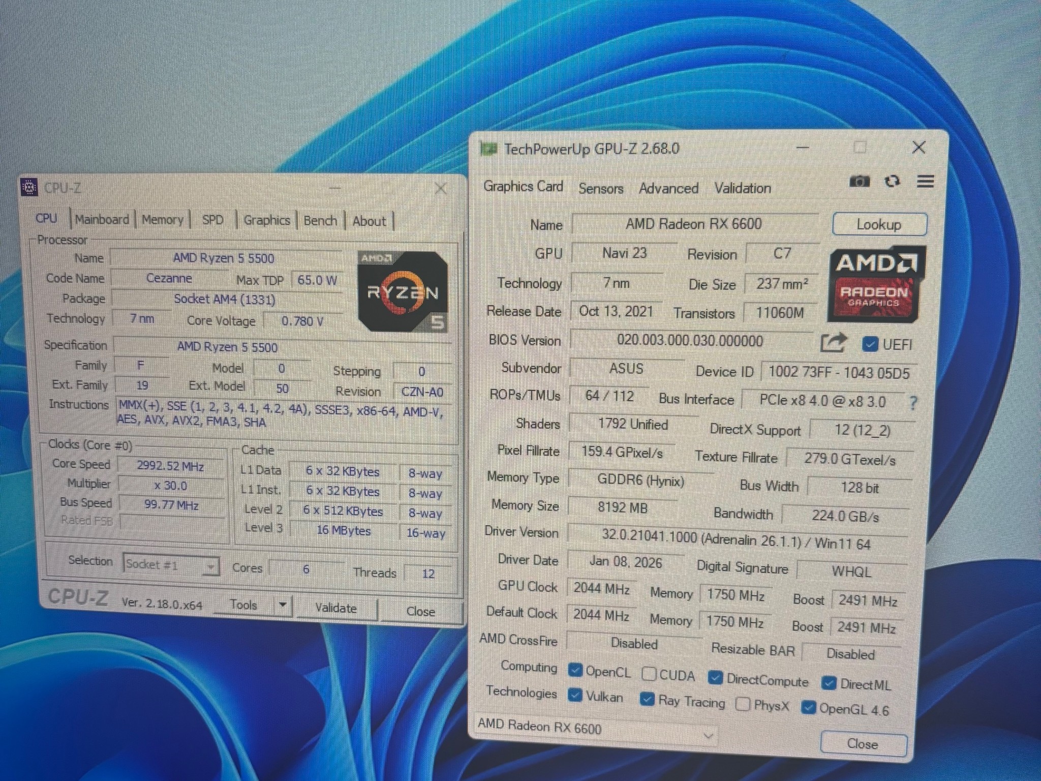 Budget 1080p Frostbite Gaming PC | RX 6600 (8 GB) | Ryzen 5 5500 | 100% Set Up & Ready to Play