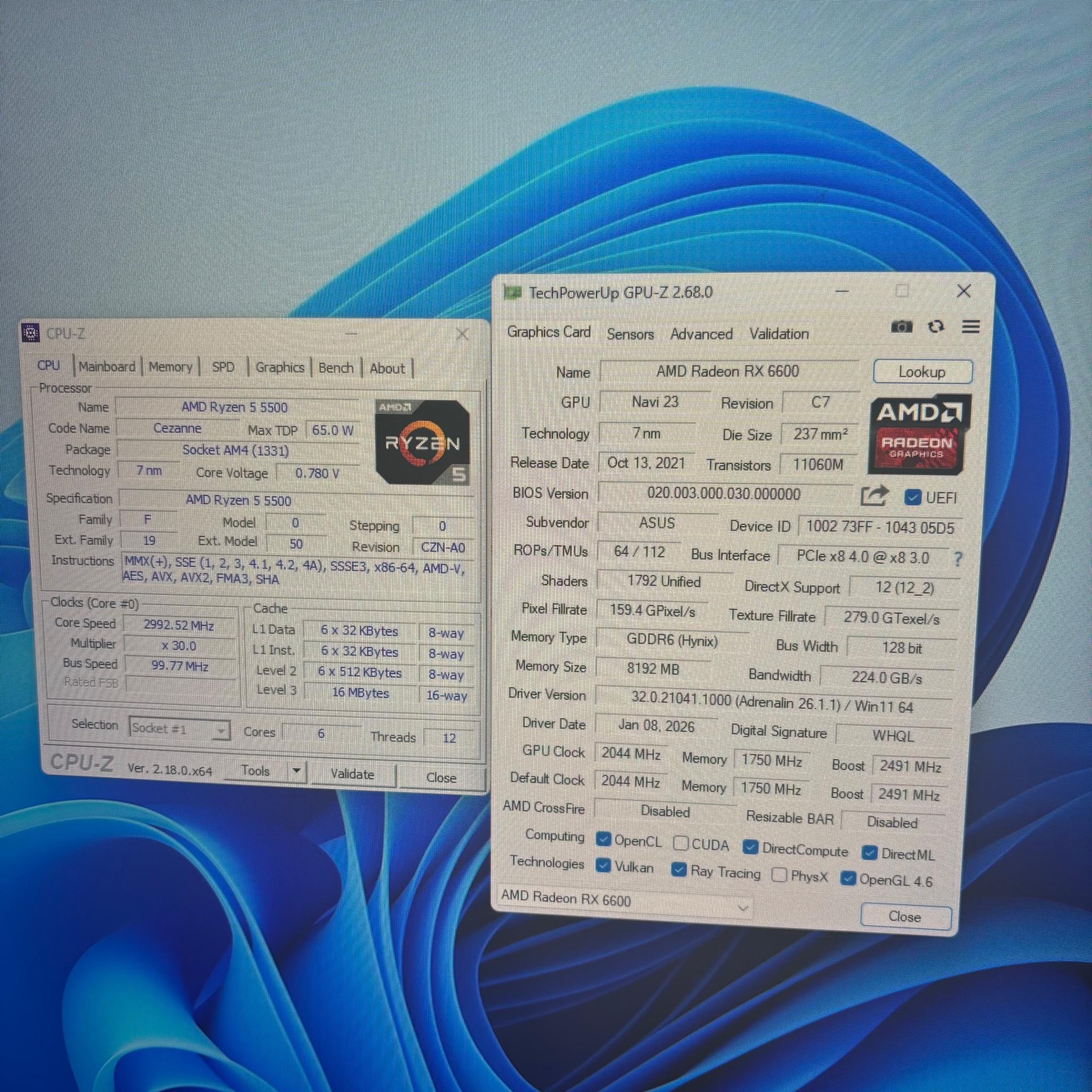 Budget 1080p Frostbite Gaming PC | RX 6600 (8 GB) | Ryzen 5 5500 | 100% Set Up & Ready to Play
