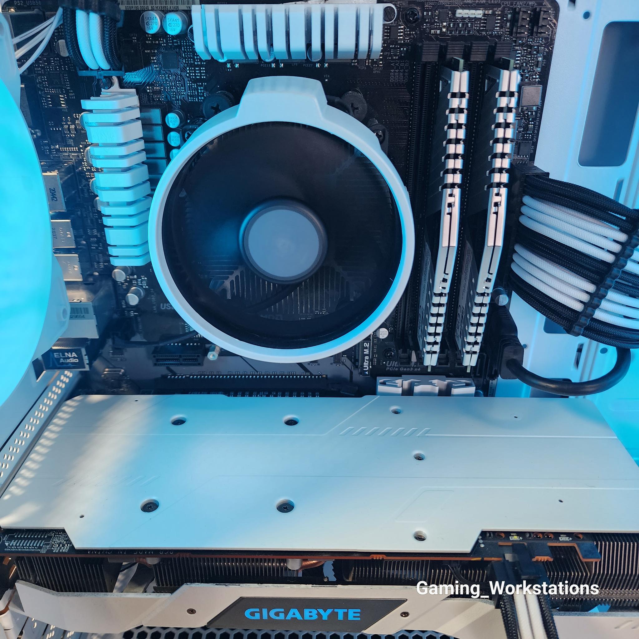 🧊🤍🧊 AMD Ryzen 7 1700 // Gigabyte Radeon RX 5700 8GB // XPG Z1 16GB 3200MHz