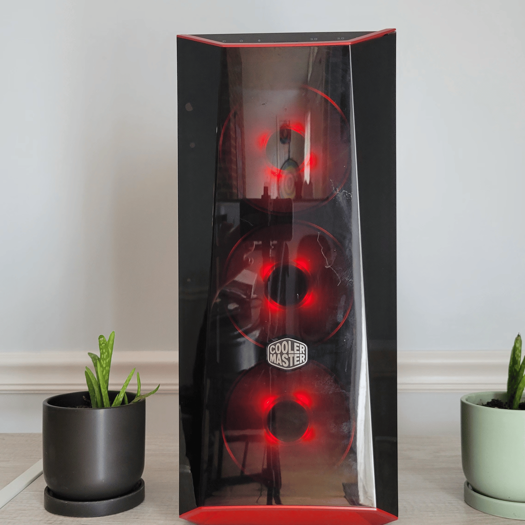 GTX 1070 Red Gaming PC (i5-8400//GTX 1070)