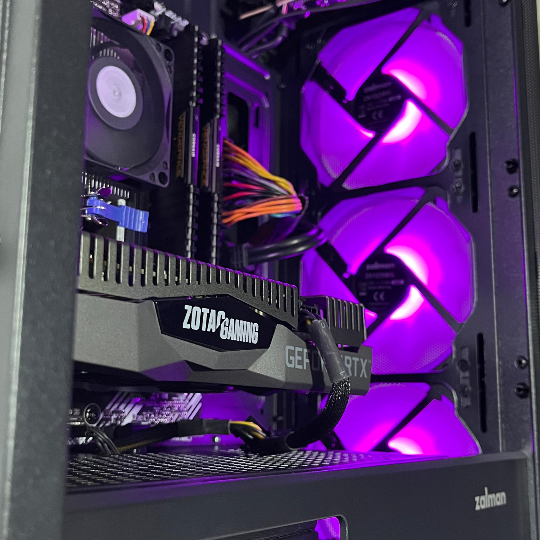 RTX 2060 6GB, Ryzen 5 2600X, 16GB 3600MHz | Black RGB Gaming Computer