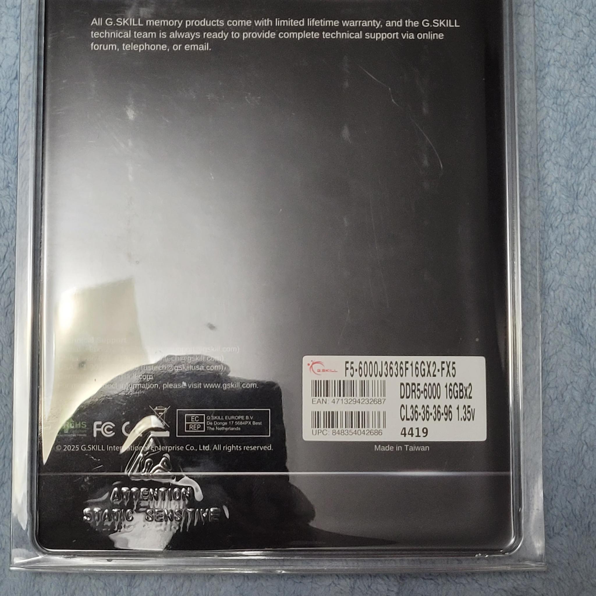 G.SKILL Flare X5 Series DDR5 RAM (AMD Expo & Intel XMP 3.0) 32GB (2x16GB)
