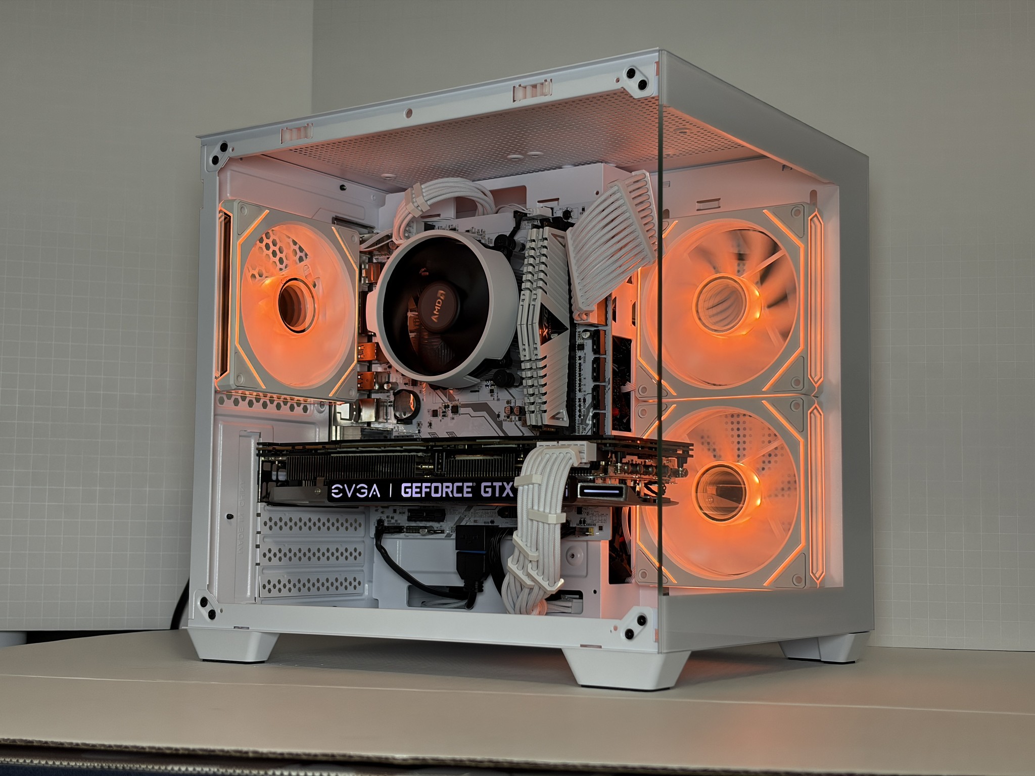 🔥 GTX 1080 Ti + Ryzen 5 5500 – White Gaming PC – 1080p Ultra / 1440p Ready | 1TB NVMe | 16GB RAM