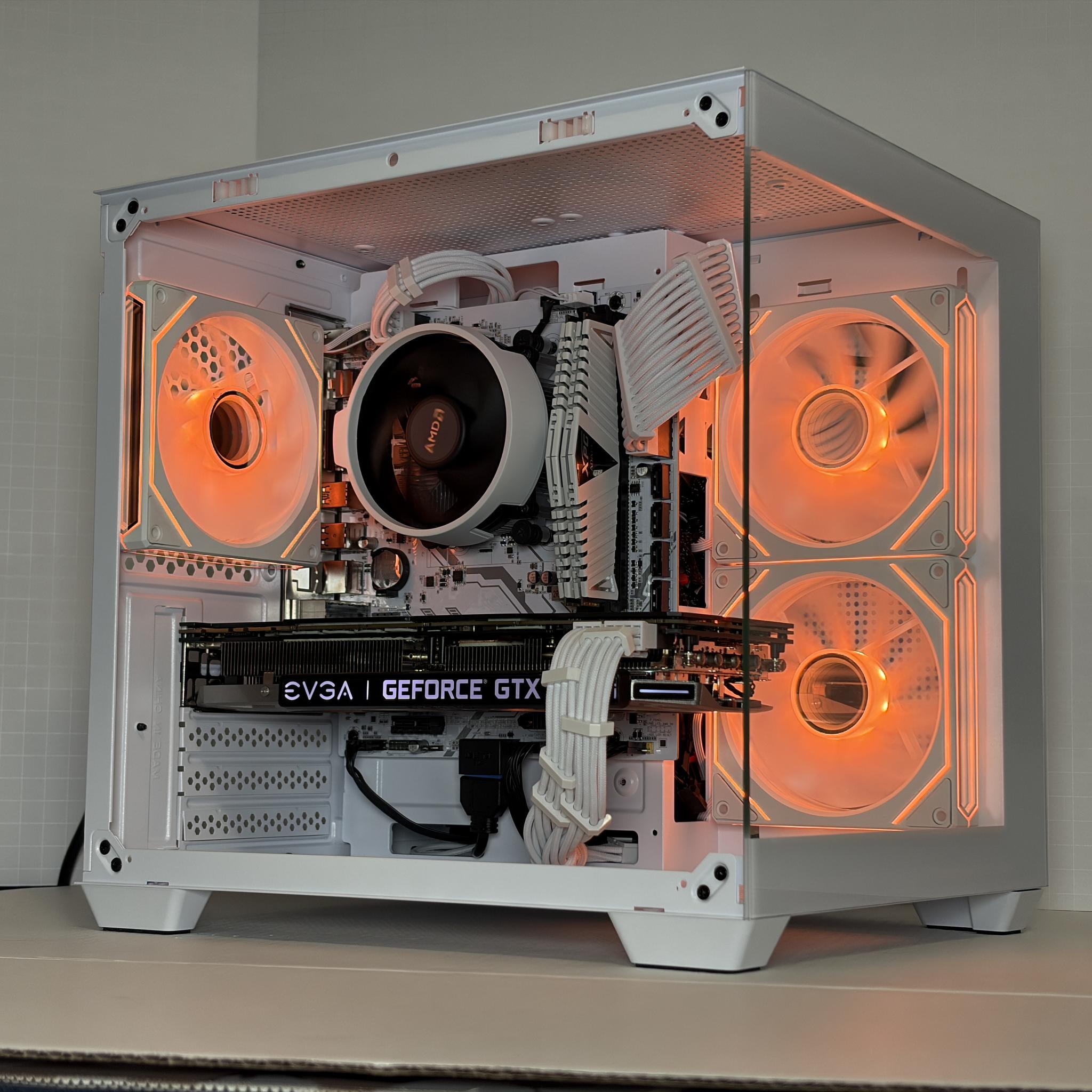 🔥 GTX 1080 Ti + Ryzen 5 5500 – White Gaming PC – 1080p Ultra / 1440p Ready | 1TB NVMe | 16GB RAM