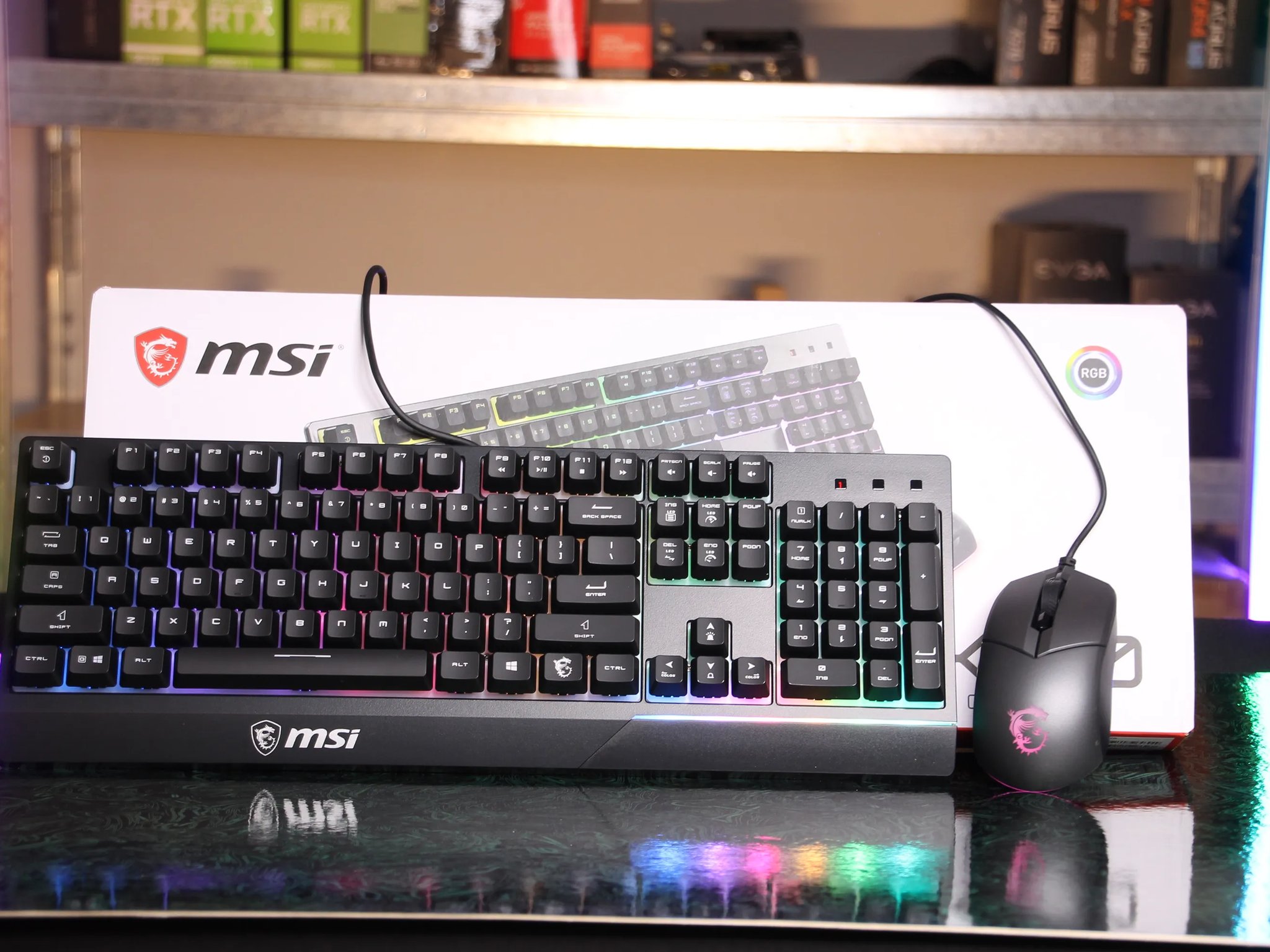 Beginner Peripheral Bundle // MSI Vigor GK30 Keyboard & MSI Clutch GM11 Mouse Combo