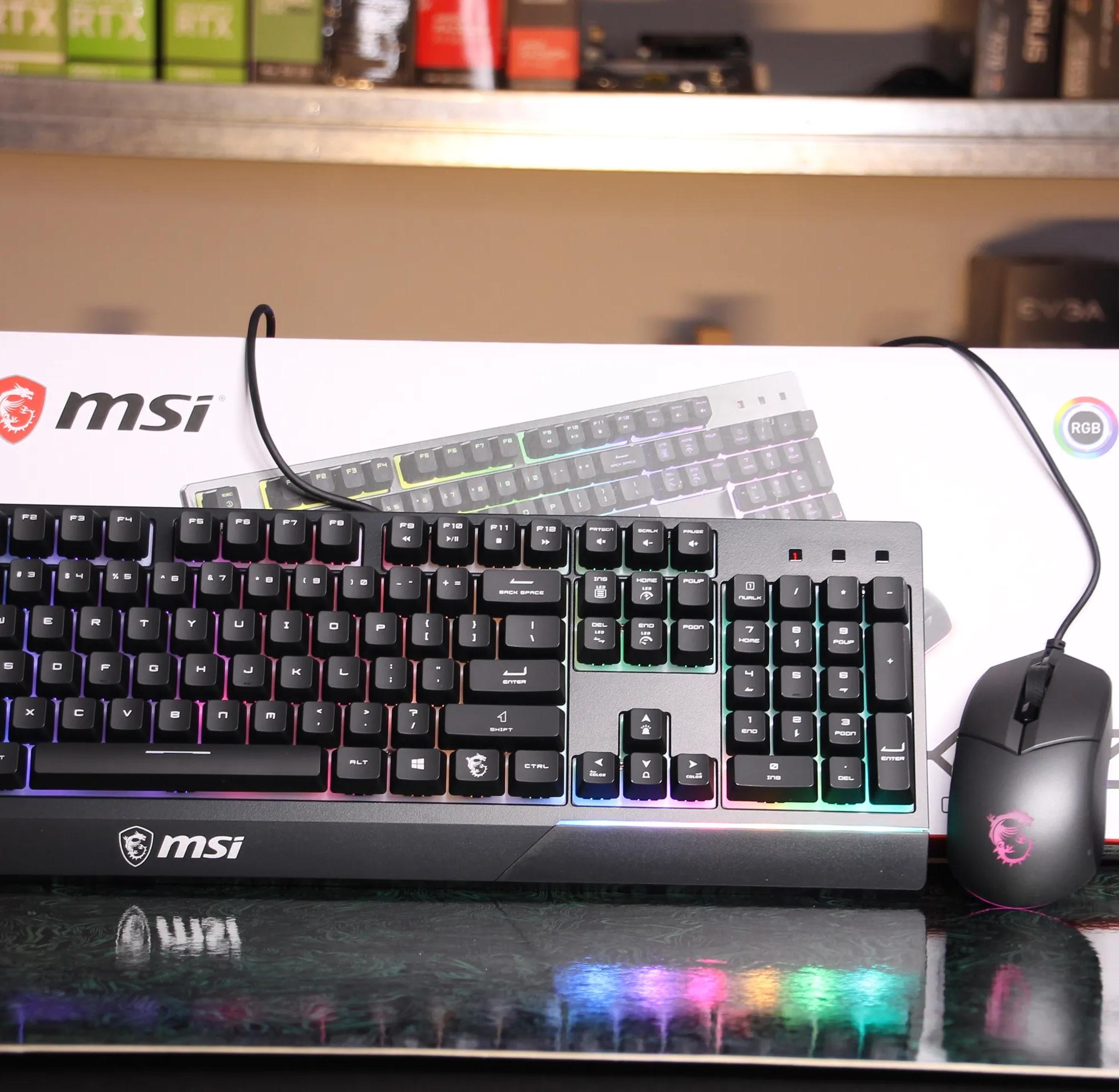 Beginner Peripheral Bundle // MSI Vigor GK30 Keyboard & MSI Clutch GM11 Mouse Combo