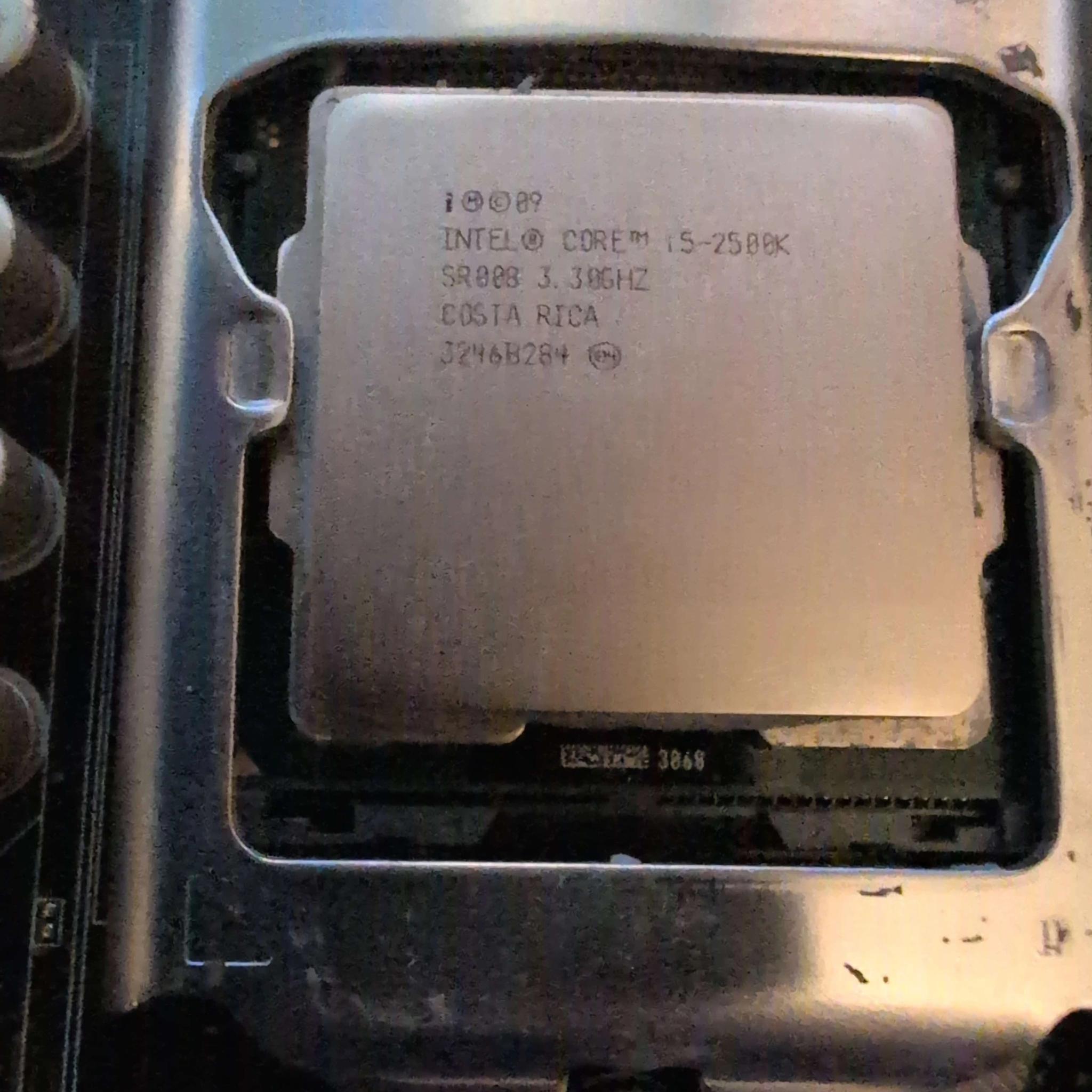 Intel i5 2500k, ASUS Z77-A, Corsair Vengeance 8GB DDR3 1600 CL9