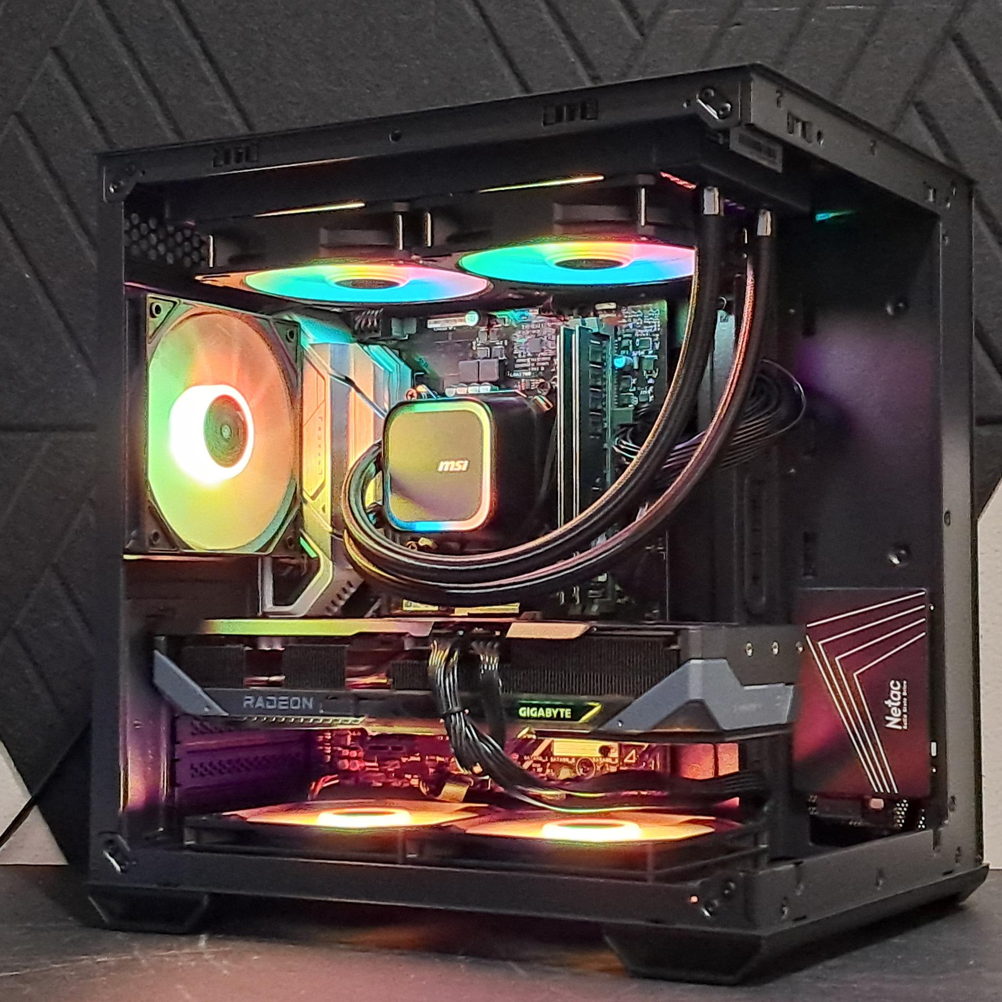 ⛈️1440p Gaming Beast⛈️PCIe 5.0 | RX 9070 GRE | 6-core Intel | WiFi!