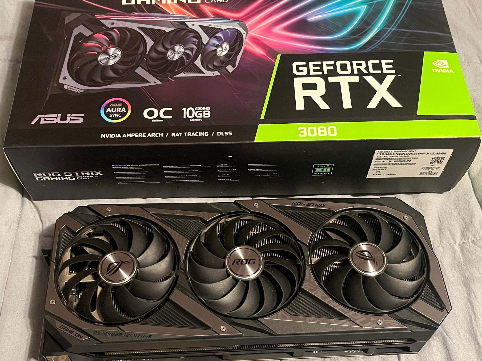 RTX 3080 ROG Strix