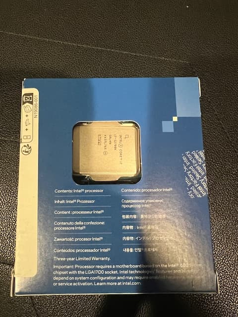 Intel Core i7-12700K Alder Lake 3.6GHz Twelve-Core LGA 1700 Boxed Processor