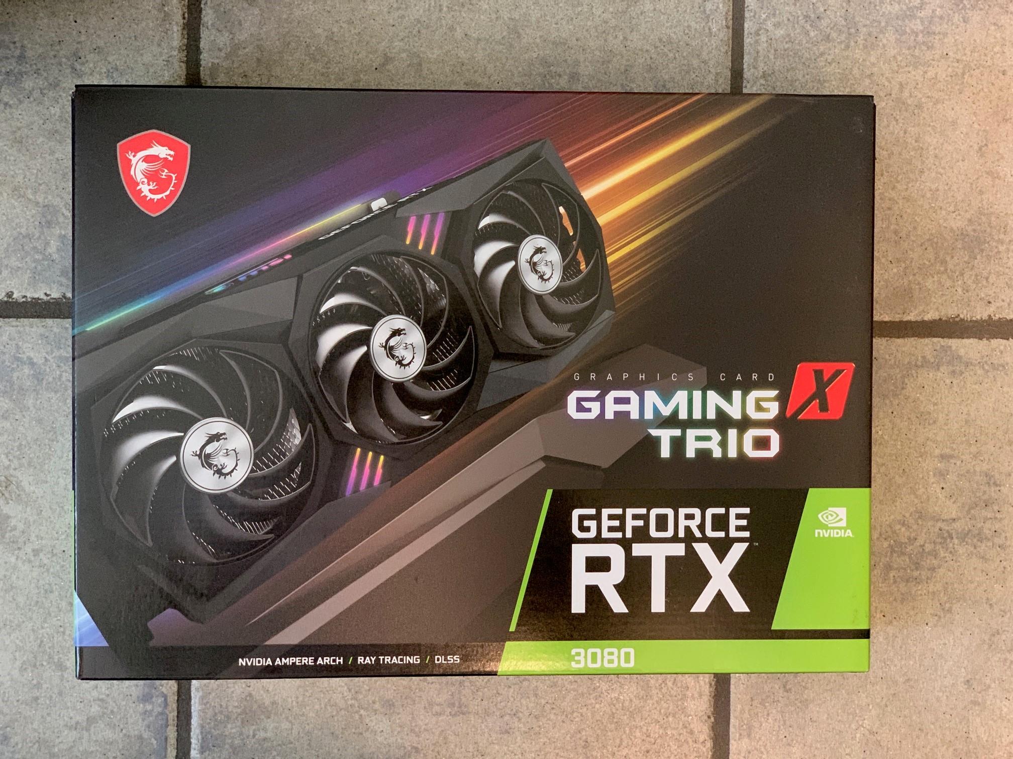 MSI GeForce RTX 3080 GAMING X TRIO 10GB GDDR6X Graphics Card, Used