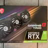 MSI GeForce RTX 3080 GAMING X TRIO 10GB GDDR6X Graphics Card, Used