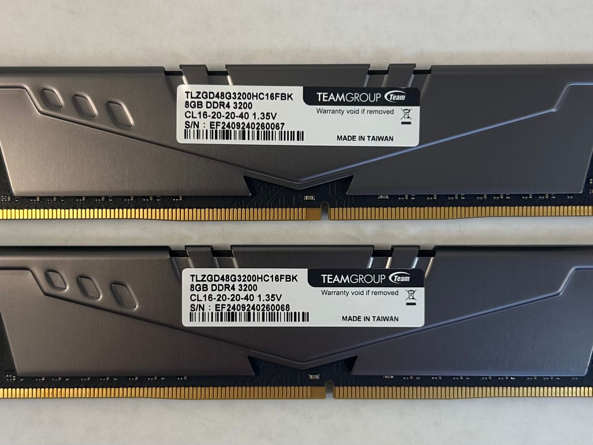 TeamGroup T-Force Vulcan Z 16GB (8GBx2) DDR4 3200MHz