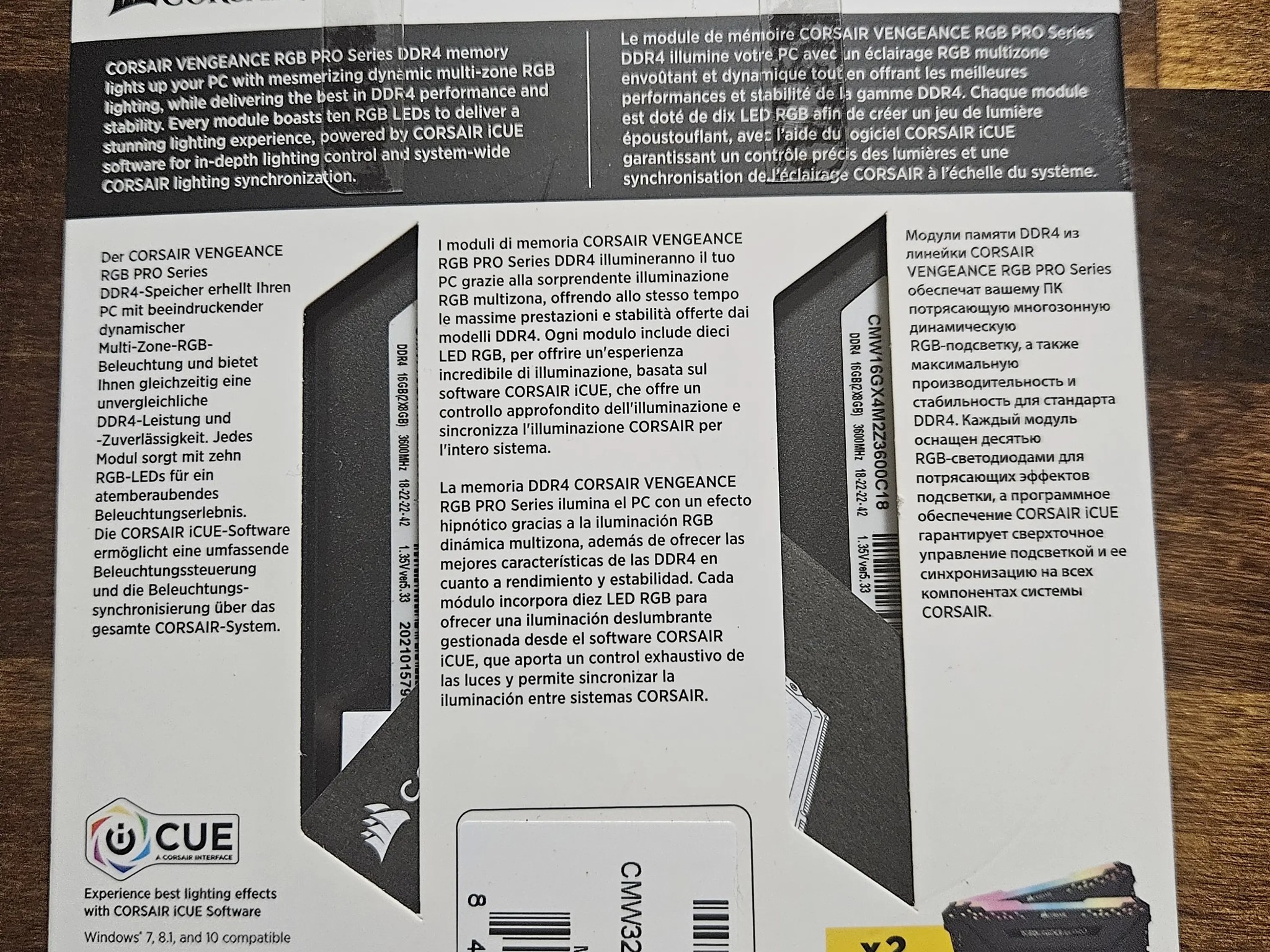 Corsair Vengeance RGB Pro 32GB DDR4-2933 (2x16GB)