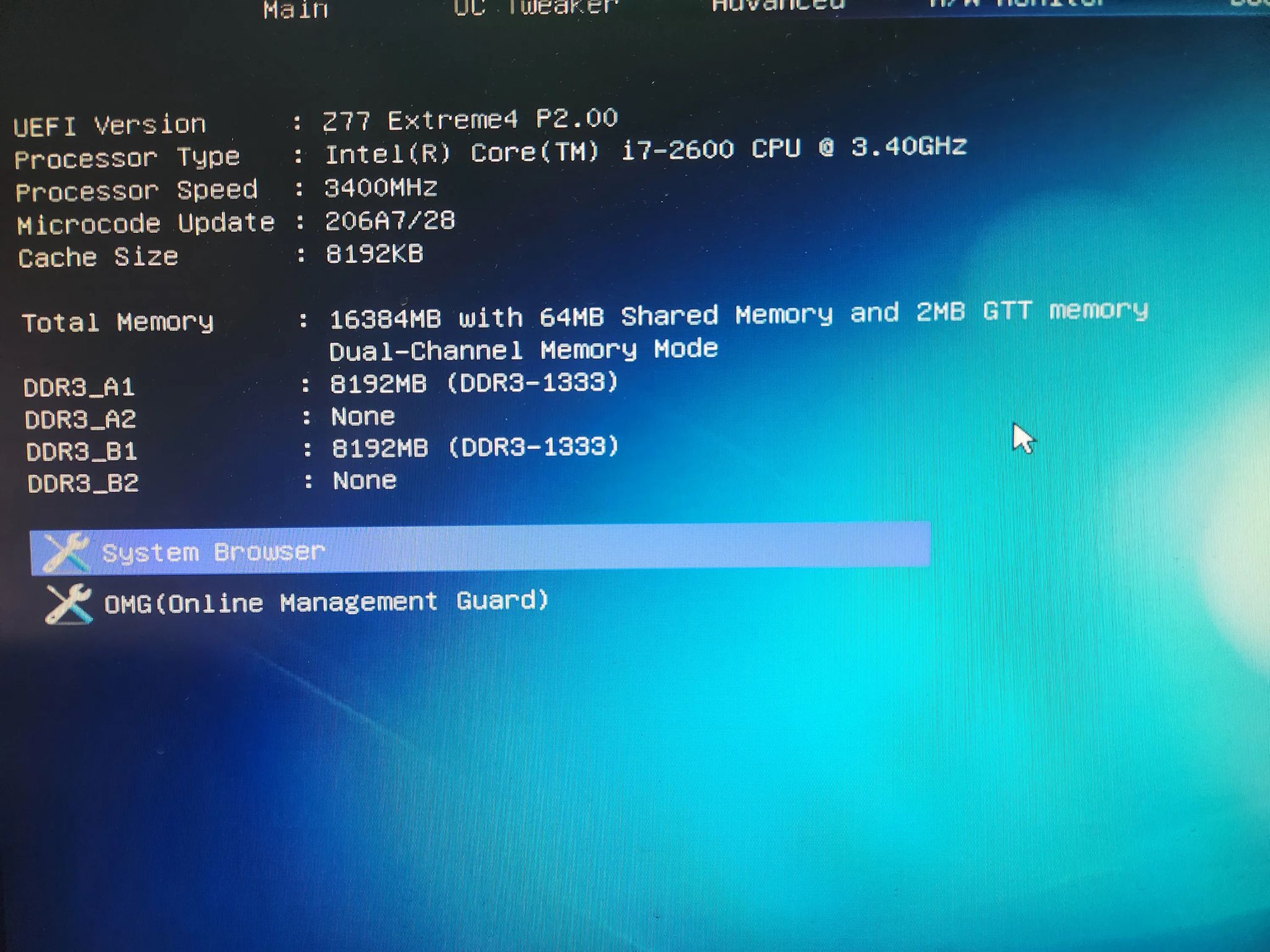 ASRock Z77 Extreme 4 motherboard combo with I7-2600 / G-SKILL 16GB DDR3, LGA 1155