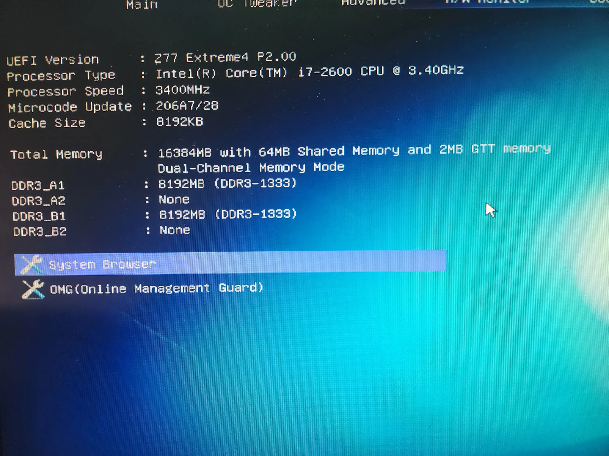 ASRock Z77 Extreme 4 motherboard combo with I7-2600 / G-SKILL 16GB DDR3, LGA 1155