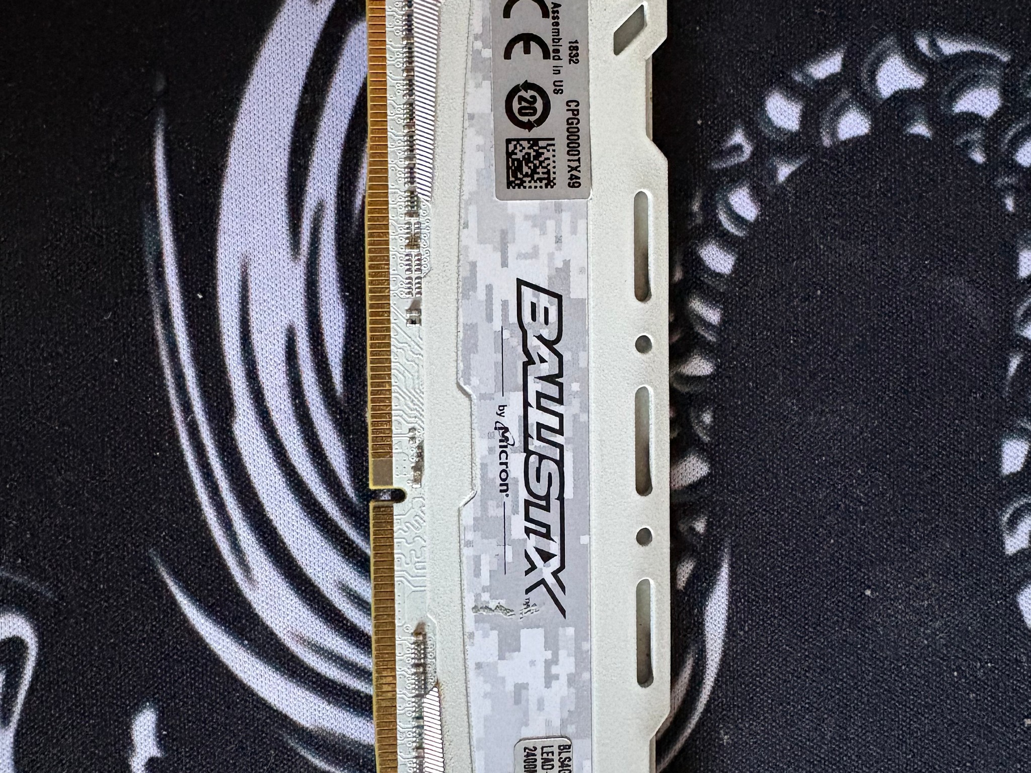 Crucial Ballistix Sport LT 8GB (2x4GB) DDR4-2400 CL16 - White
