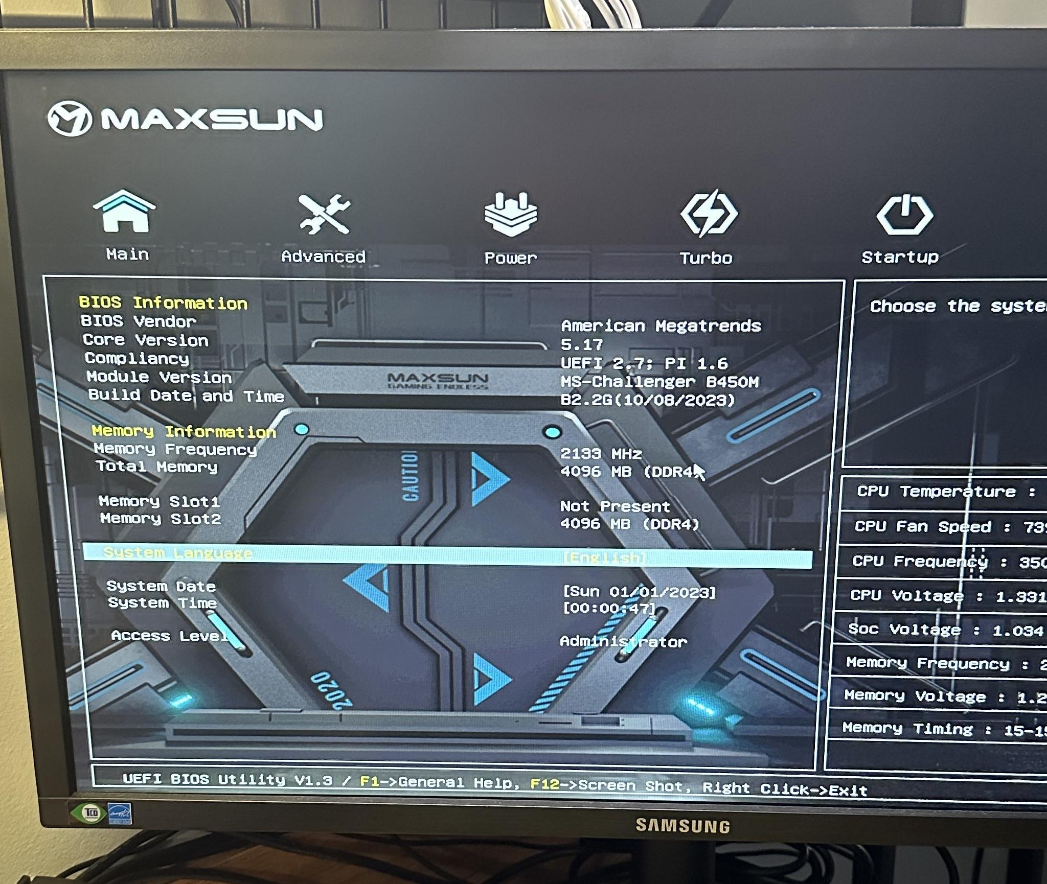 Maxsun Challenger B450M AM4 Micro ATX Motherboard W/ Box and Accessories