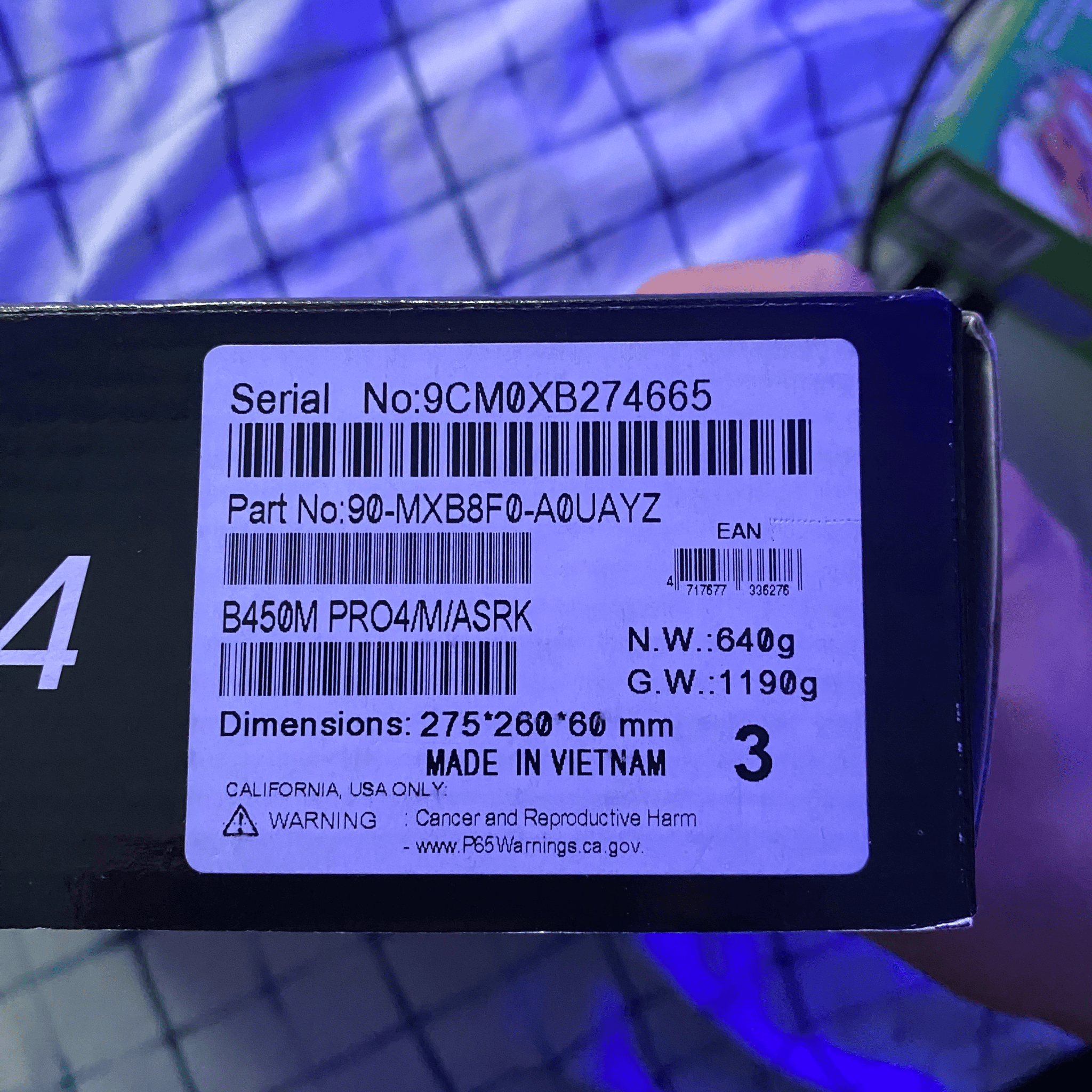Used-ASRock B450M Pro4-Micro ATX