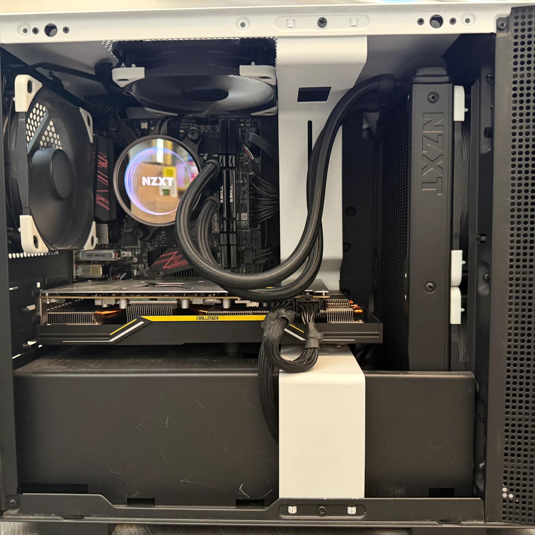 Mini Black & White Gaming PC - AMD Ryzen 5 3600X, AMD RX 5700XT, 32 GB RAM, Windows 11 Home