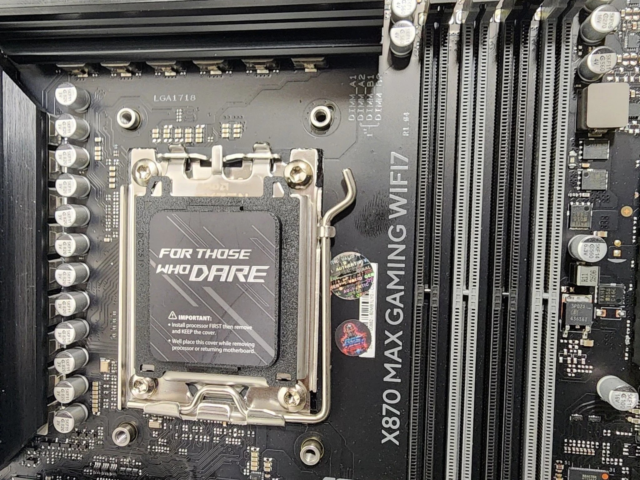 UPDATED BIOS ASUS X870 MAX GAMING WIFI7 DDR5 AM5 ATX MOTHERBOARD