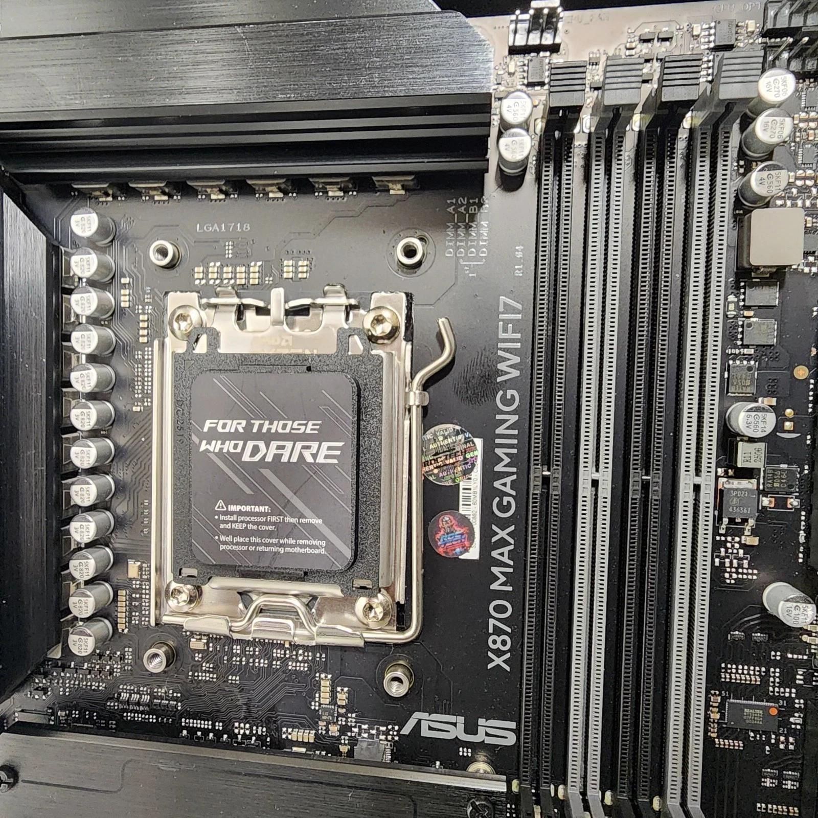 UPDATED BIOS ASUS X870 MAX GAMING WIFI7 DDR5 AM5 ATX MOTHERBOARD