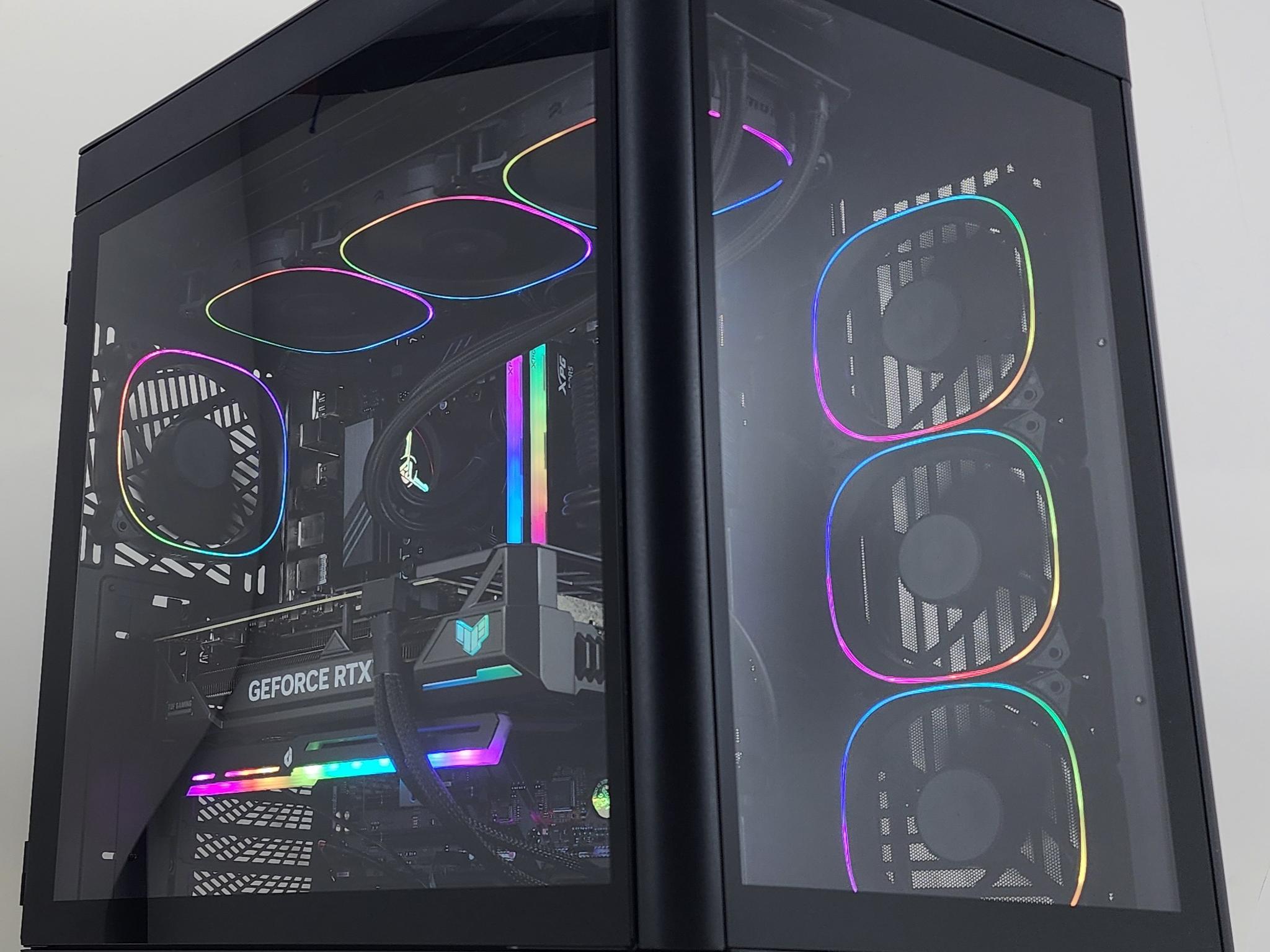 Gaming PC Ryzen 7 7800X3D 32GB RAM 1TB SSD RTX 4070 Ti 12GB Win11 Computer