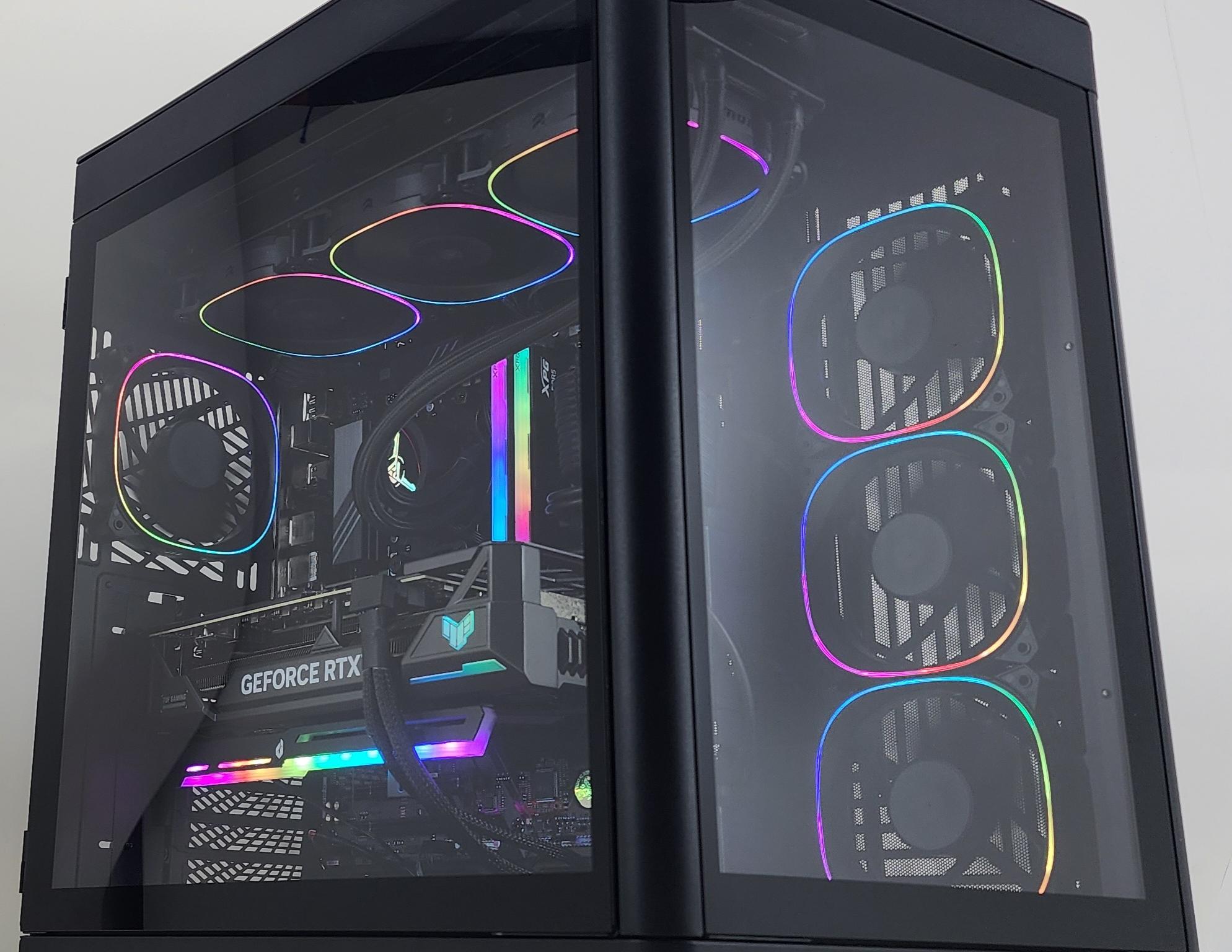 Gaming PC Ryzen 7 7800X3D 32GB RAM 1TB SSD RTX 4070 Ti 12GB Win11 Computer