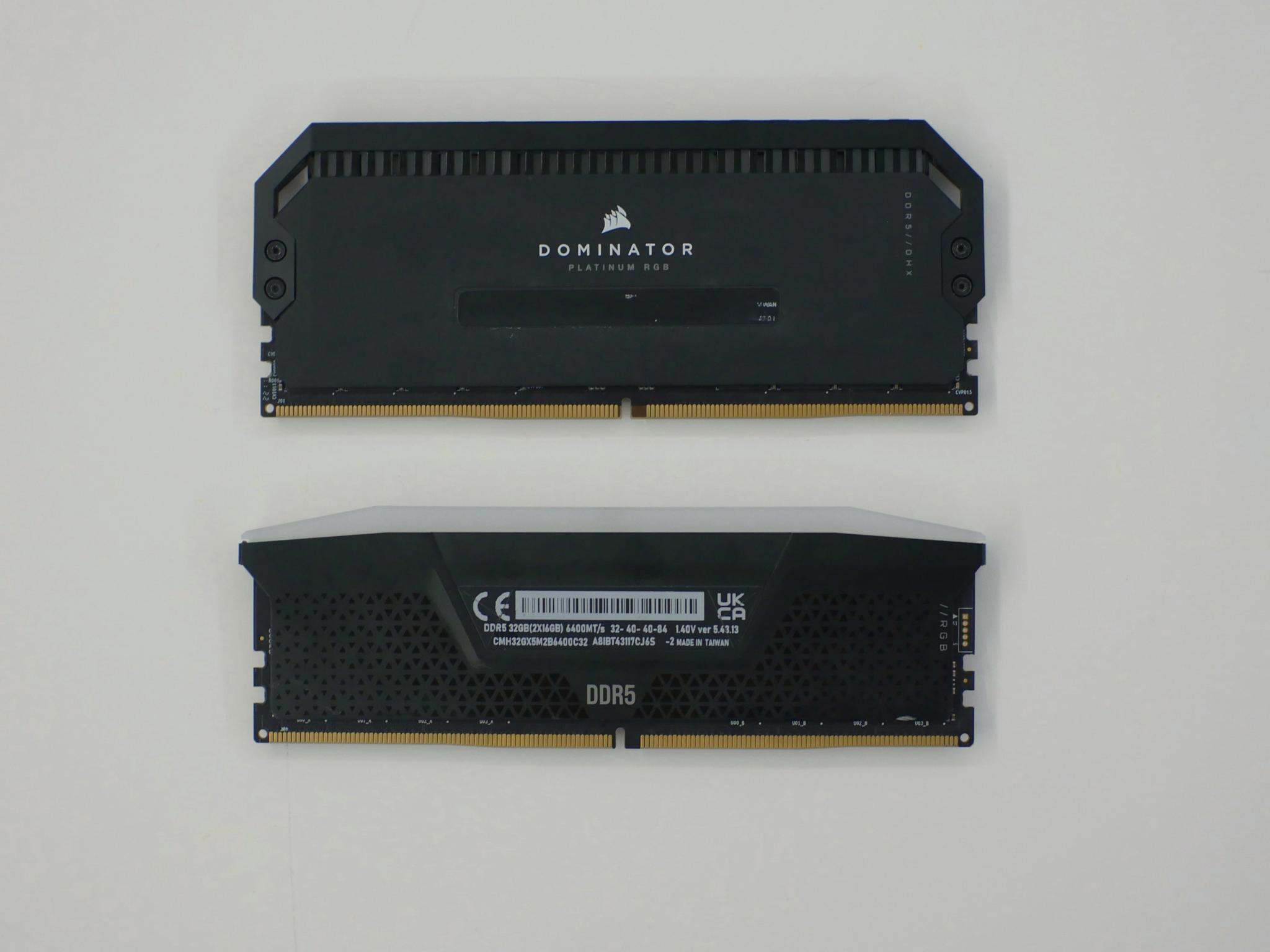 DDR5 32GB, vengeance 16gb 6400mt/s, dominator platinum 16gb 5200MT/s