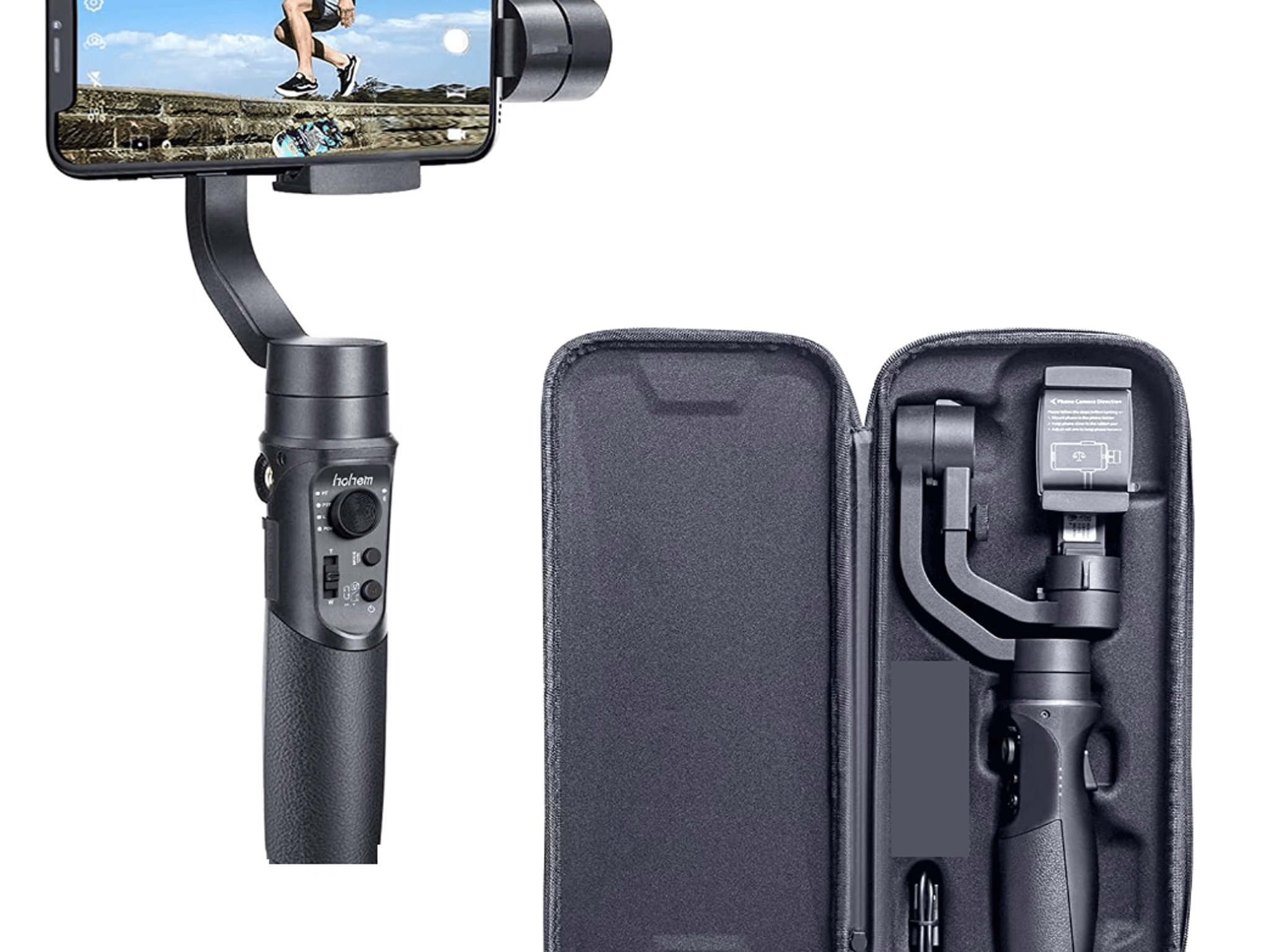 3-axis Gimbal Stabilizer for iOS and Android Smartphone