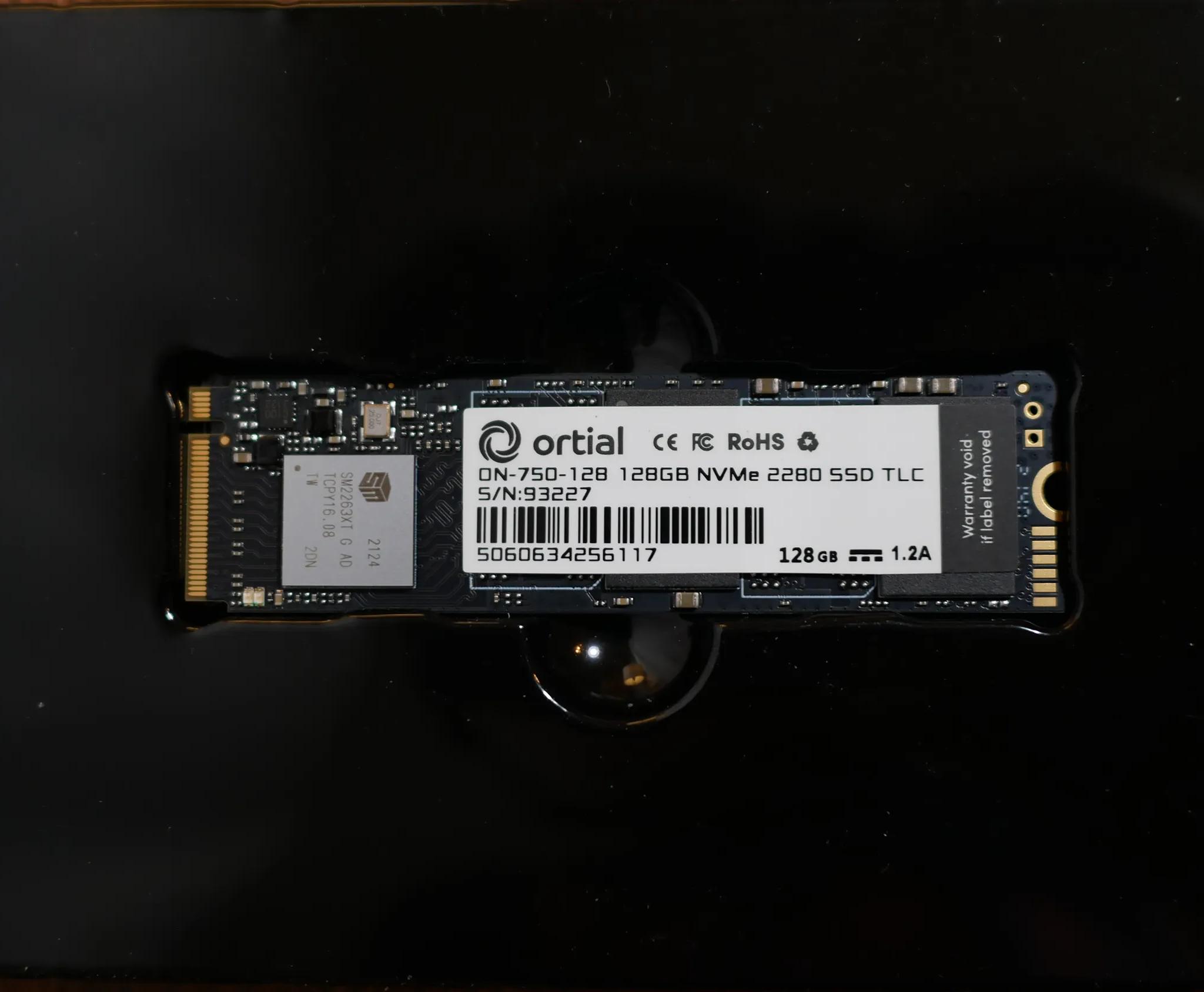 ON-750 128GB NVMe PCIe M.2 2280 Internal Solid State Drive SSD - ON-750-128