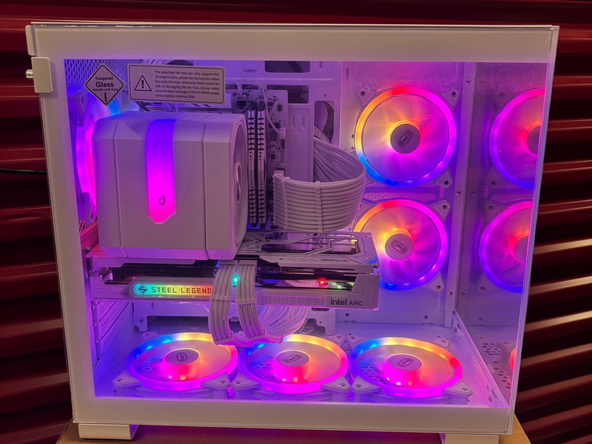 1080p All White Machine