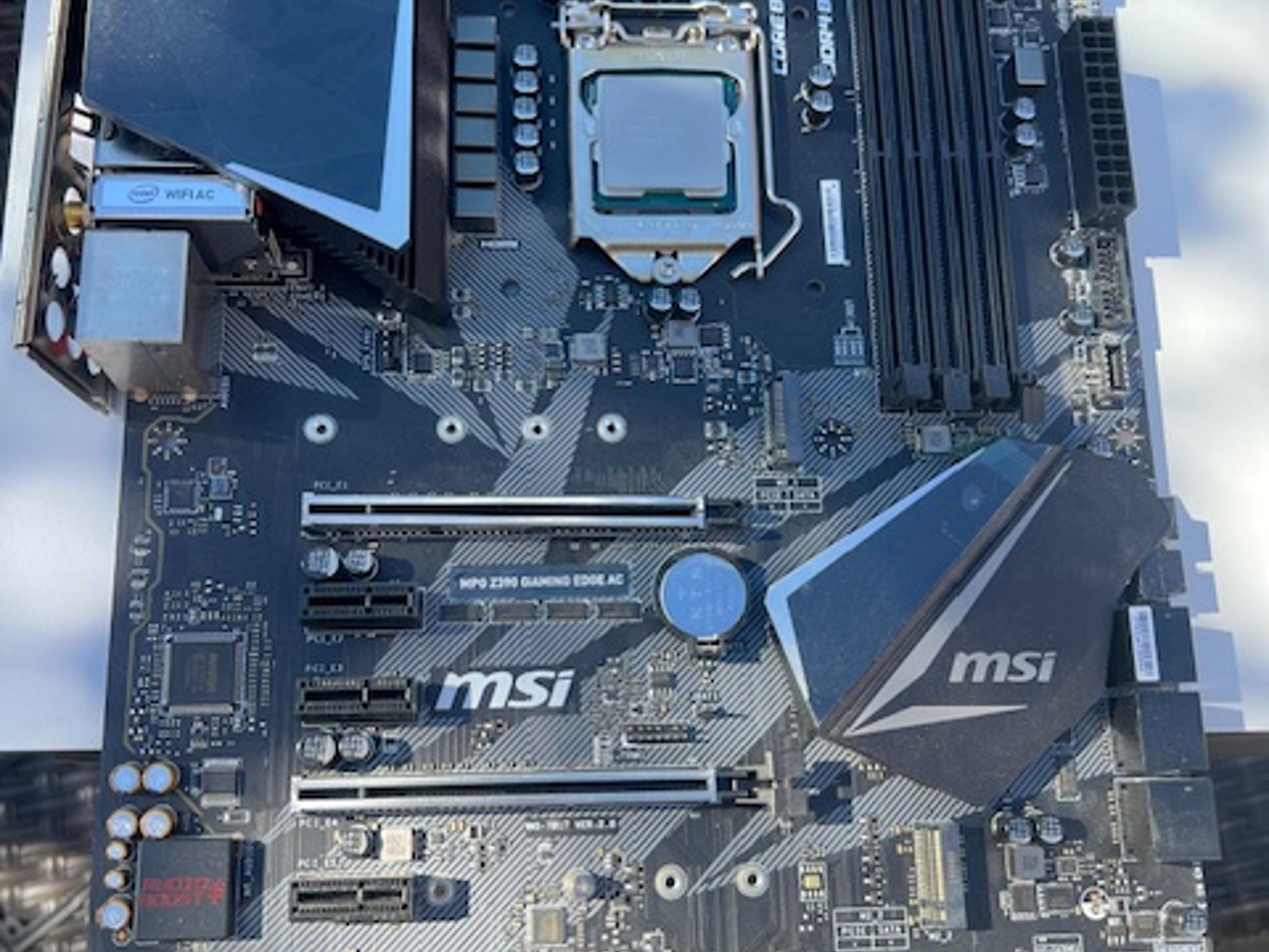 MSI MPG Z390 Gaming Edge AC LGA 1151 M.2 USB 3.1 Gen 2 DDR4 HDMI Wi-Fi SLI ATX Motherboard