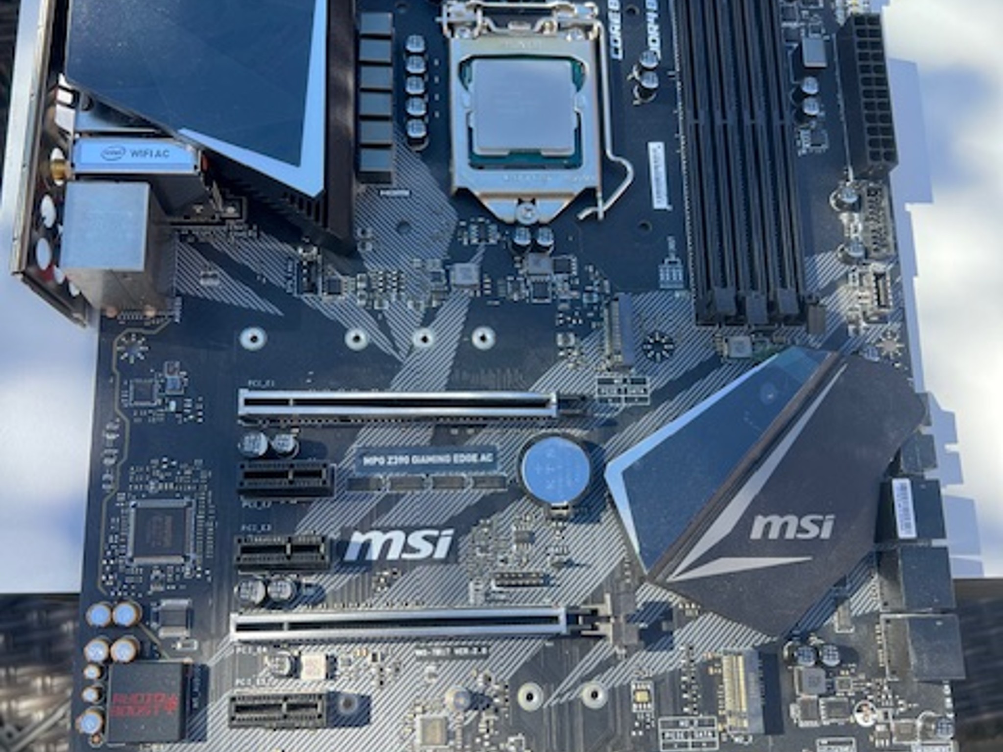 MSI MPG Z390 Gaming Edge AC LGA 1151 M.2 USB 3.1 Gen 2 DDR4 HDMI Wi-Fi SLI ATX Motherboard