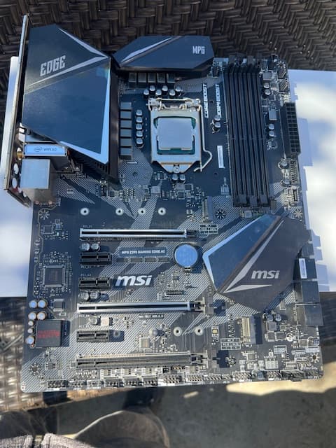 MSI MPG Z390 Gaming Edge AC LGA 1151 M.2 USB 3.1 Gen 2 DDR4 HDMI Wi-Fi SLI ATX Motherboard