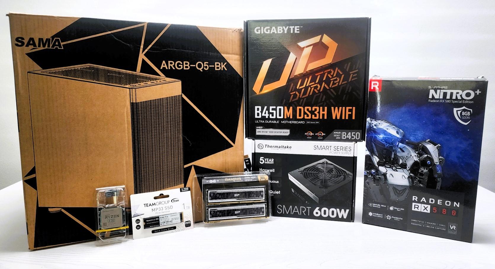 NEW Starter AMD Gaming PC - 2600X/RX580 8GB