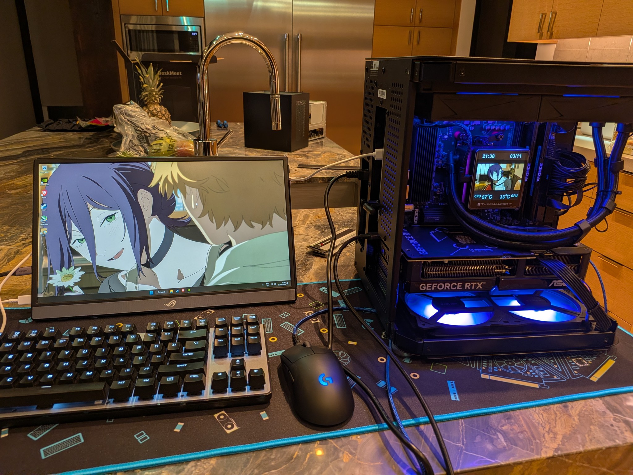 Bomb Devil - RTX 5070, Ryzen 5 9600X, 64 GB DDR5 RAM, 2 TB Gen 5 NVME, RGB, Liquid Cooled
